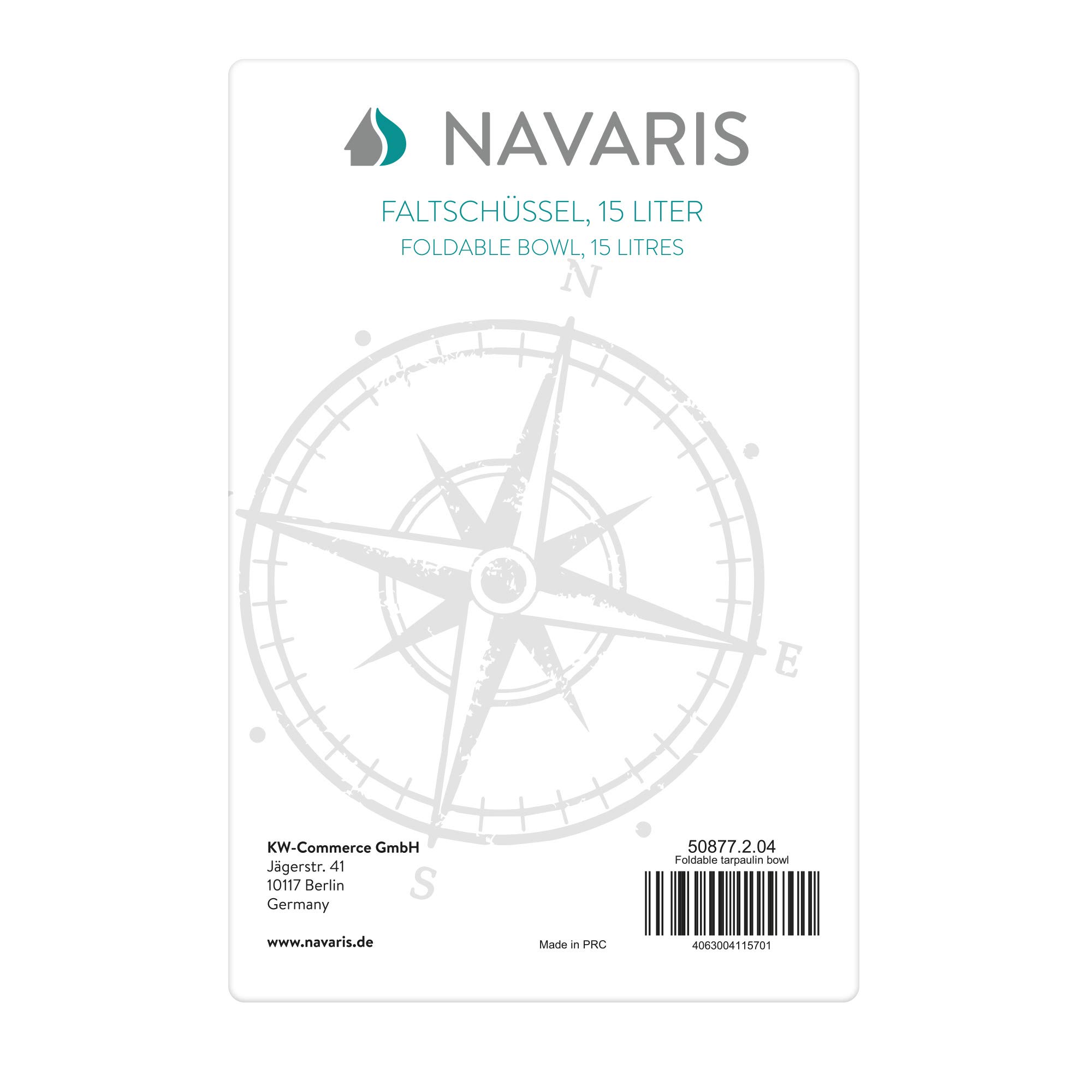 navaris-faltsch-ssel-camping-15l-schwarz-faltbar-pvc image 7