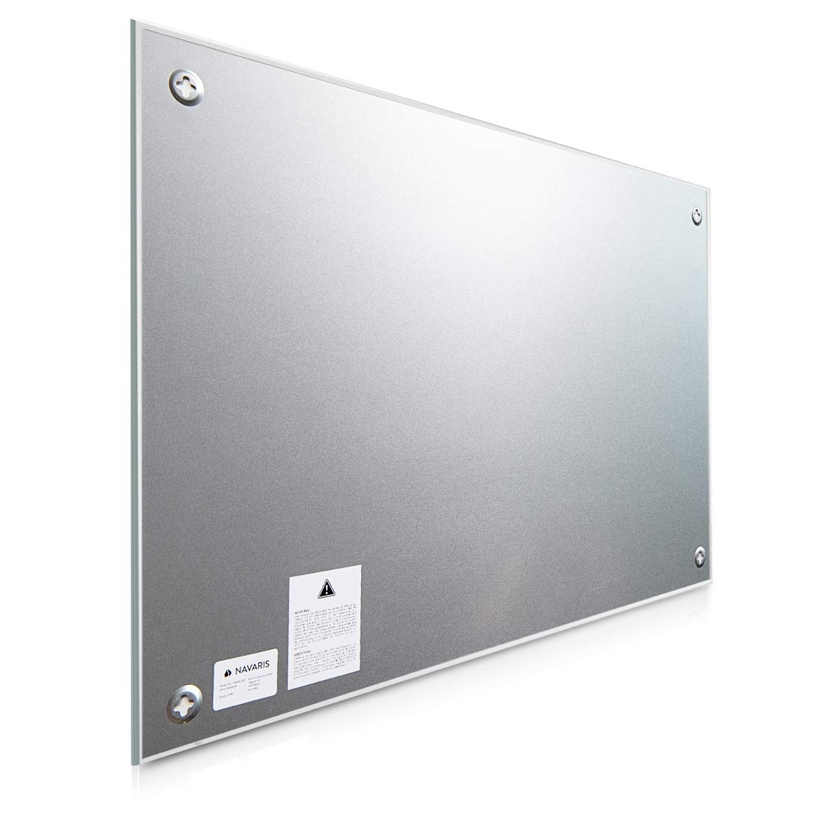 navaris-magnettafel-glas-60x40cm-magnetboard-schwarz-beschriftbar image 4