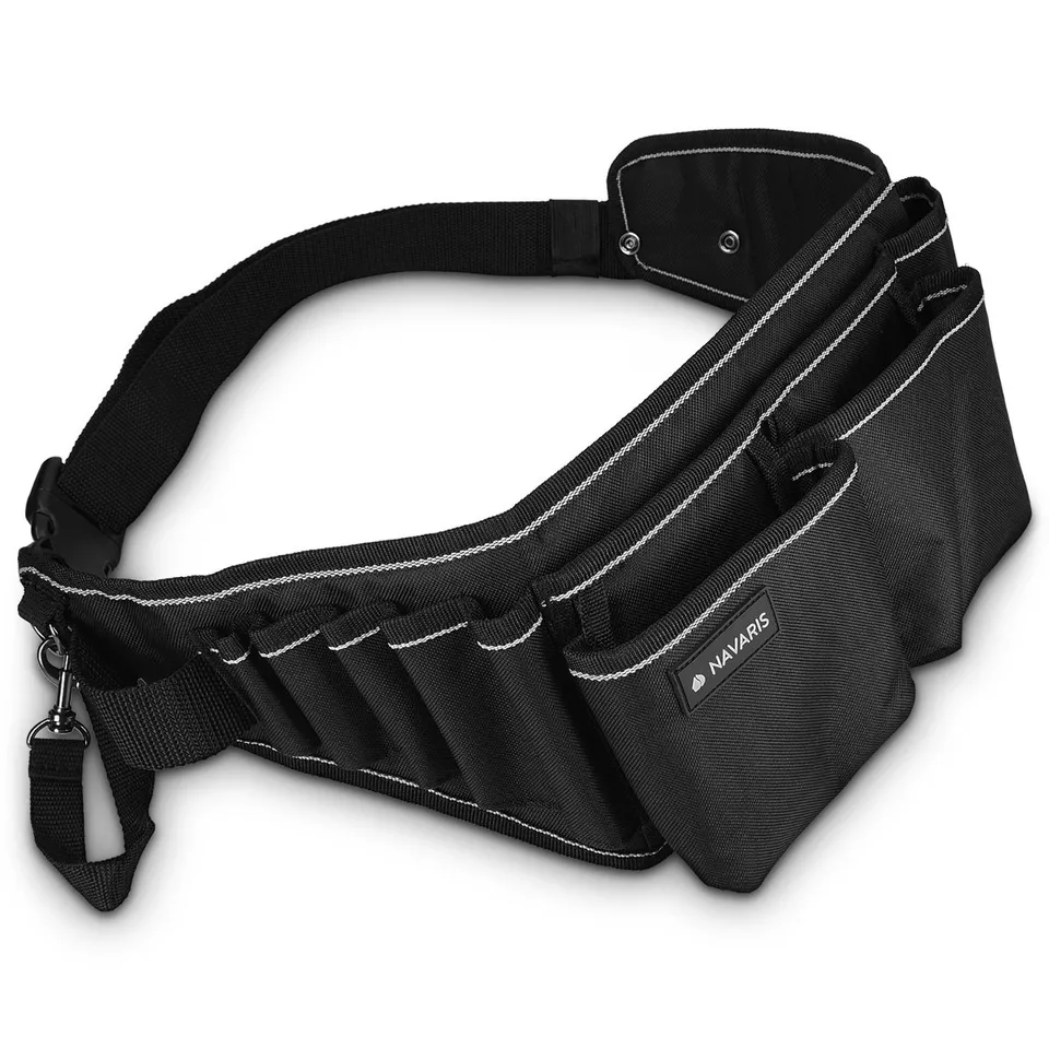 navaris-werkzeugg-rtel-g-rtel-werkzeugtasche-schwarz-grau image 1