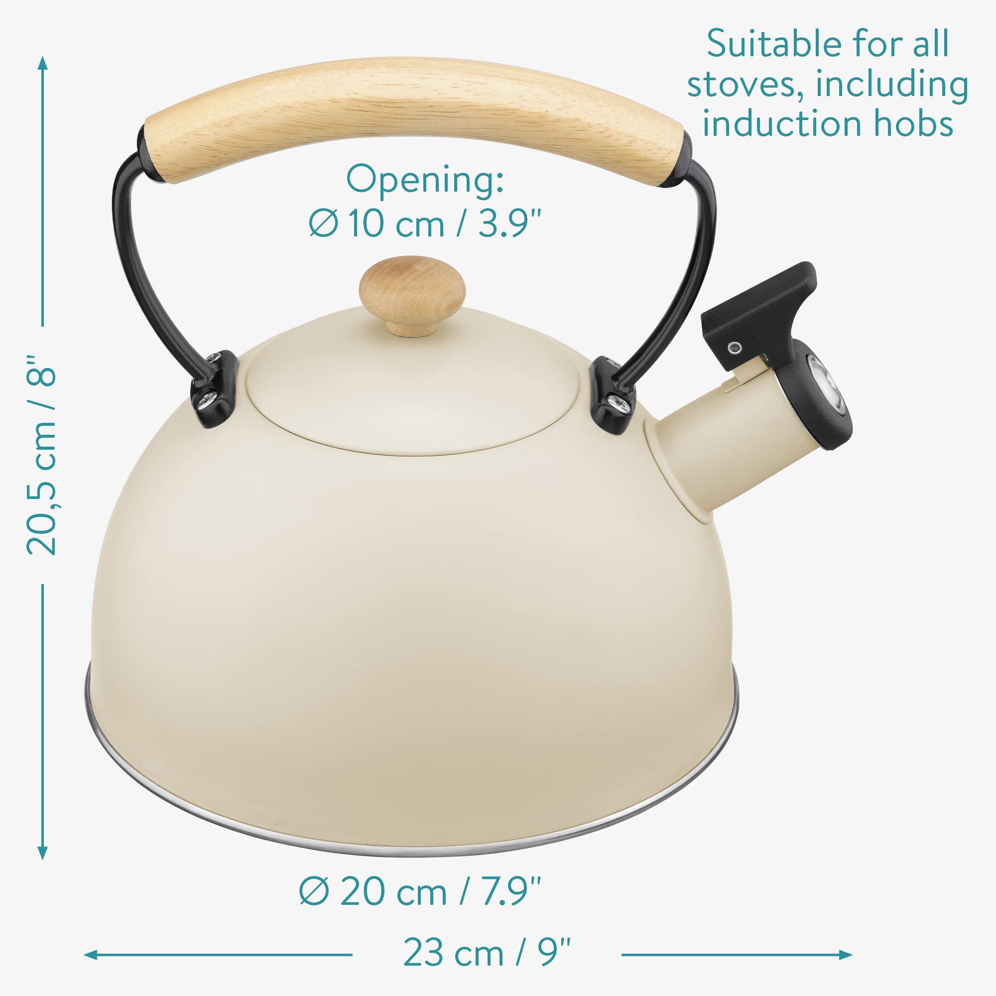 navaris-wasserkessel-mit-pfeife-2-3l-teekessel-creme image 4