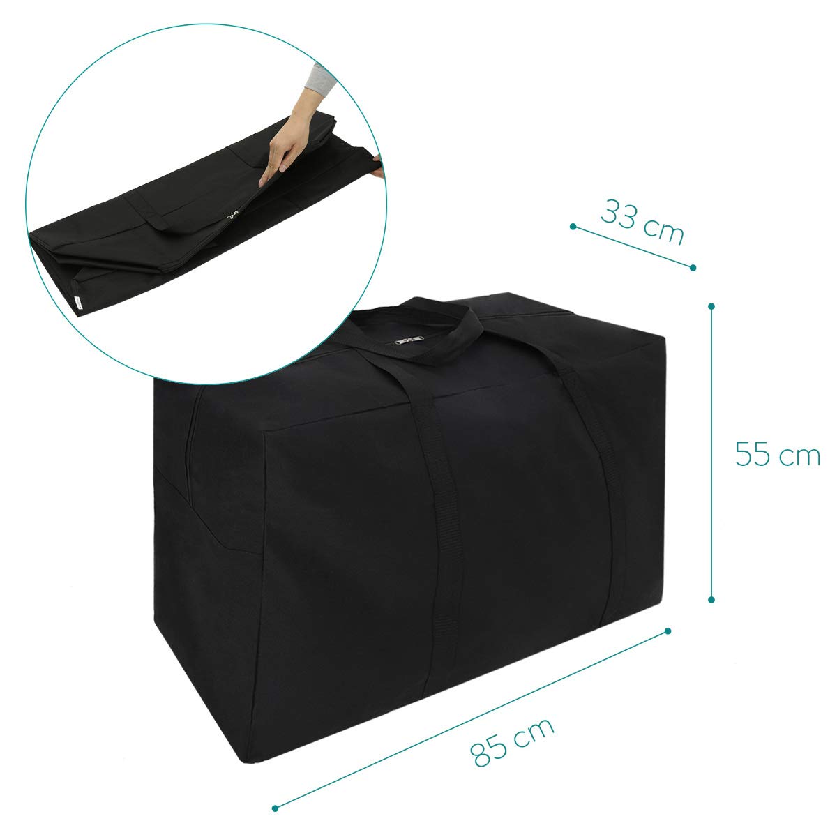 navaris-living-aufbewahrungstasche-xxl-145l-f-r-bettw-sche image 3