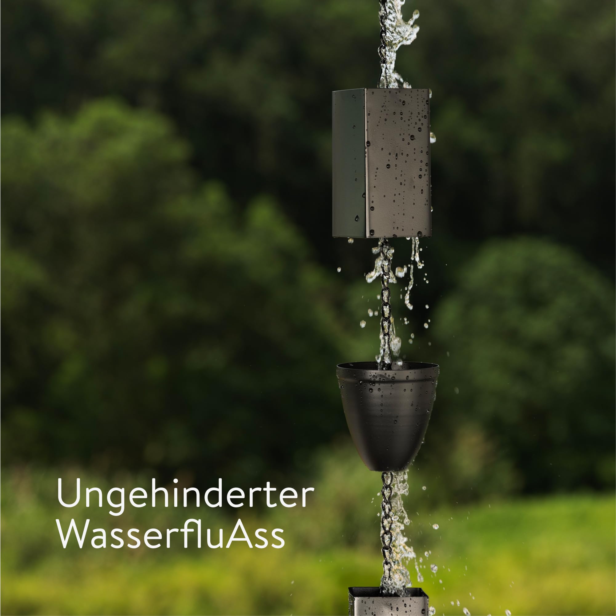 navaris-garden-regenkette-2-6m-regenwasserkette-schwarz-12-tassen image 4