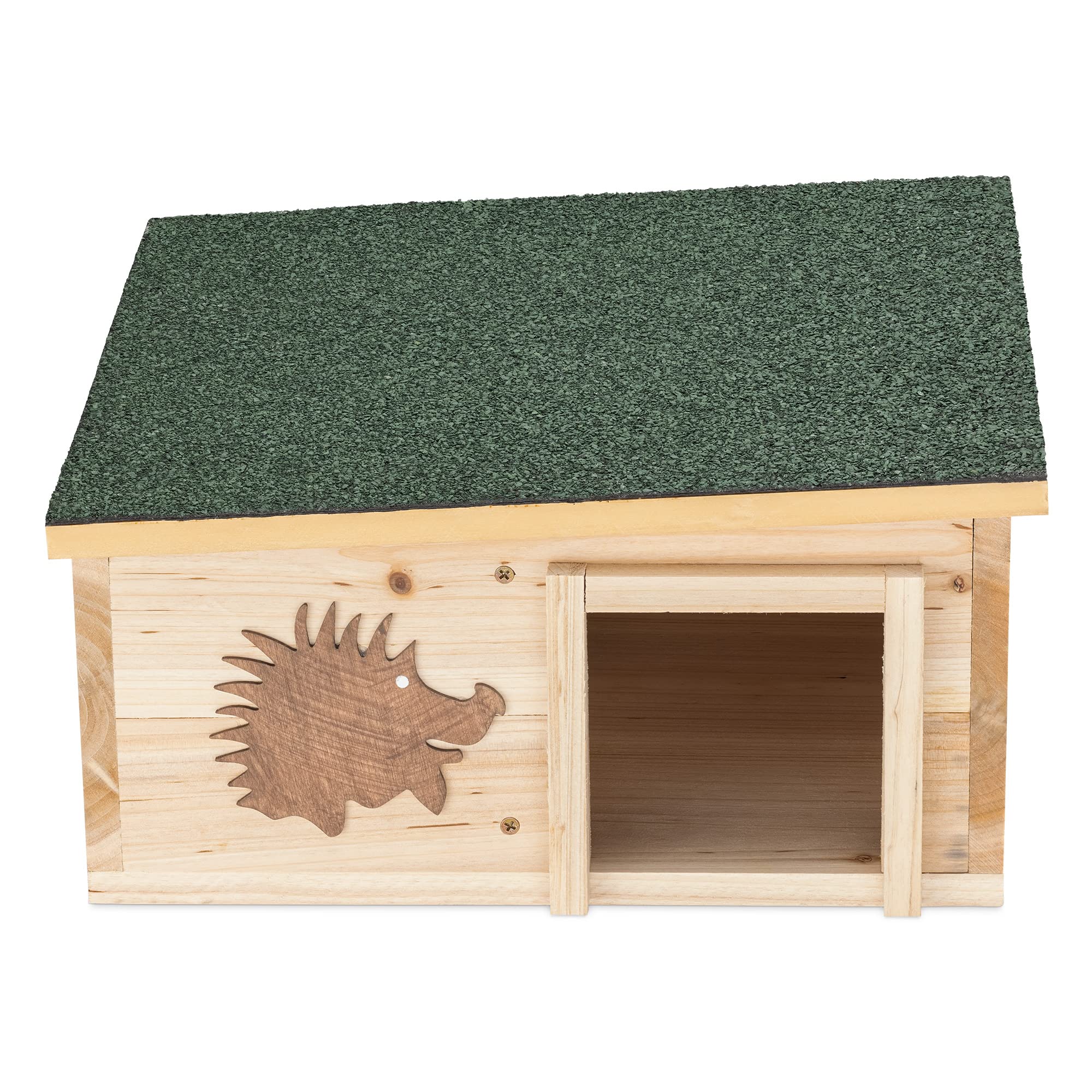 navaris-igelhaus-holz-igelh-tte-wetterfest-katzensicher image 7