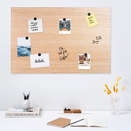 navaris-magnettafel-memoboard-60x40-magnetpinnwand-holz-design image 8