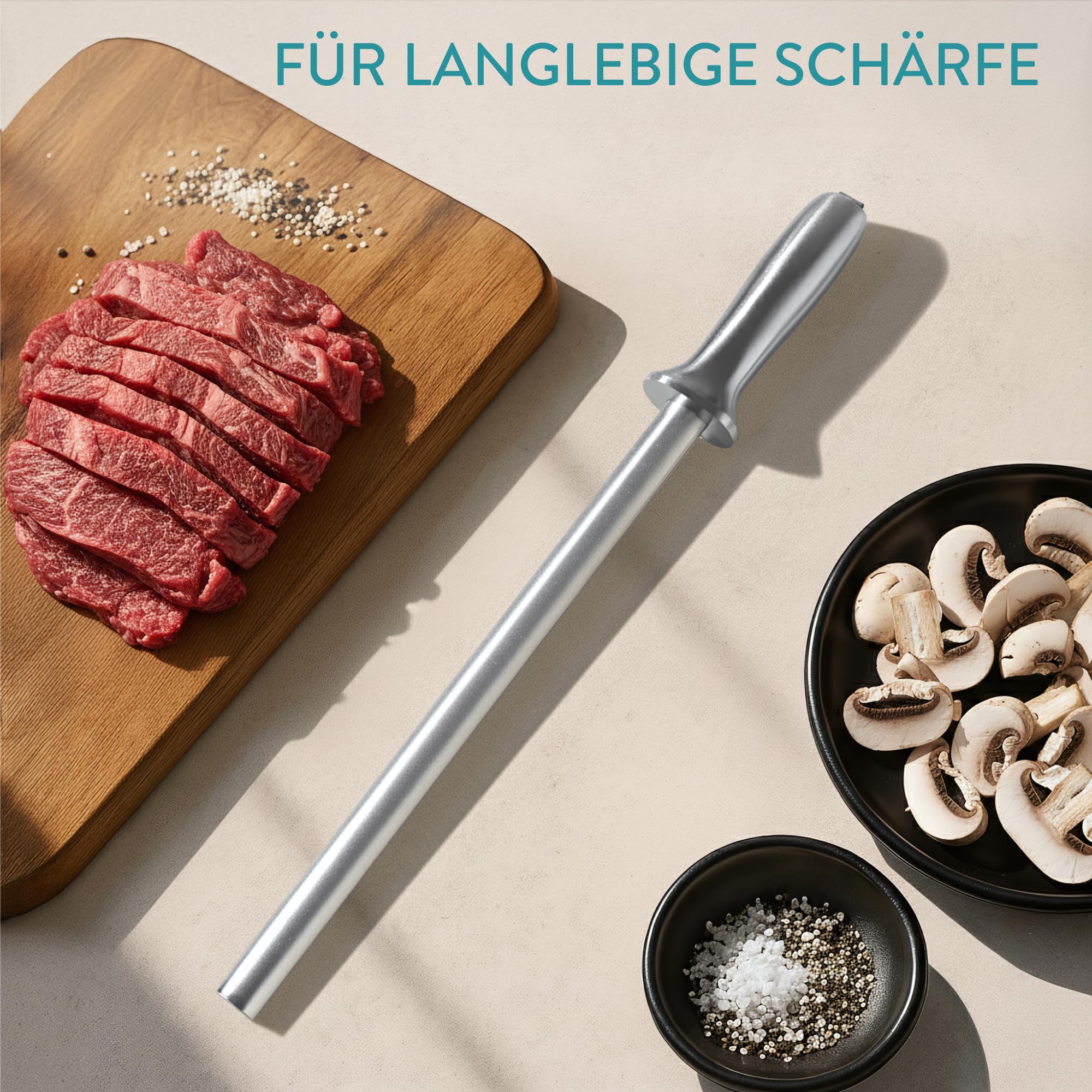 navaris-kitchen-wetzstahl-43-cm-diamant-messersch-rfer-silber image 2