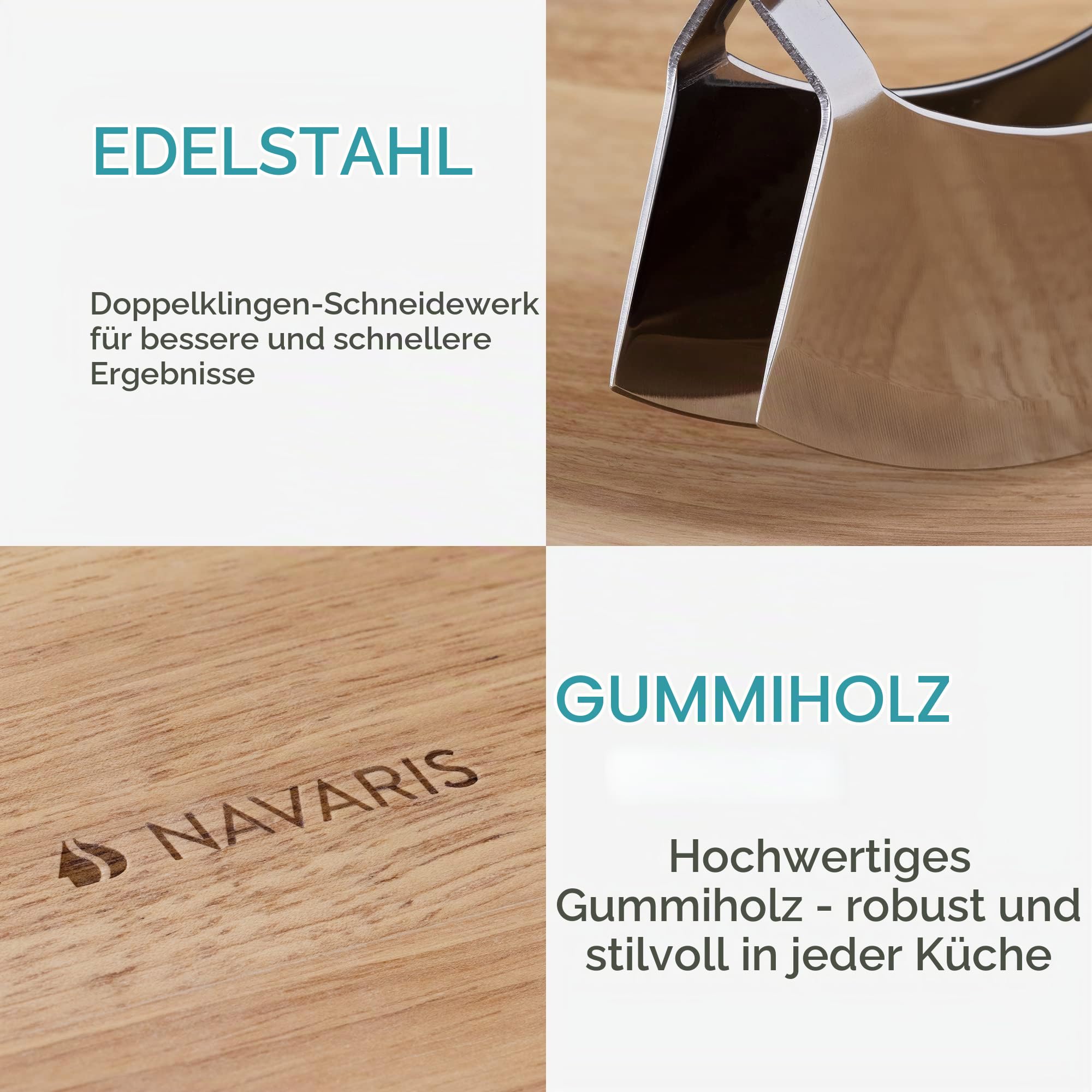 navaris-kitchen-kr-uterbrett-mit-wiegemesser-gummibaumholz image 4