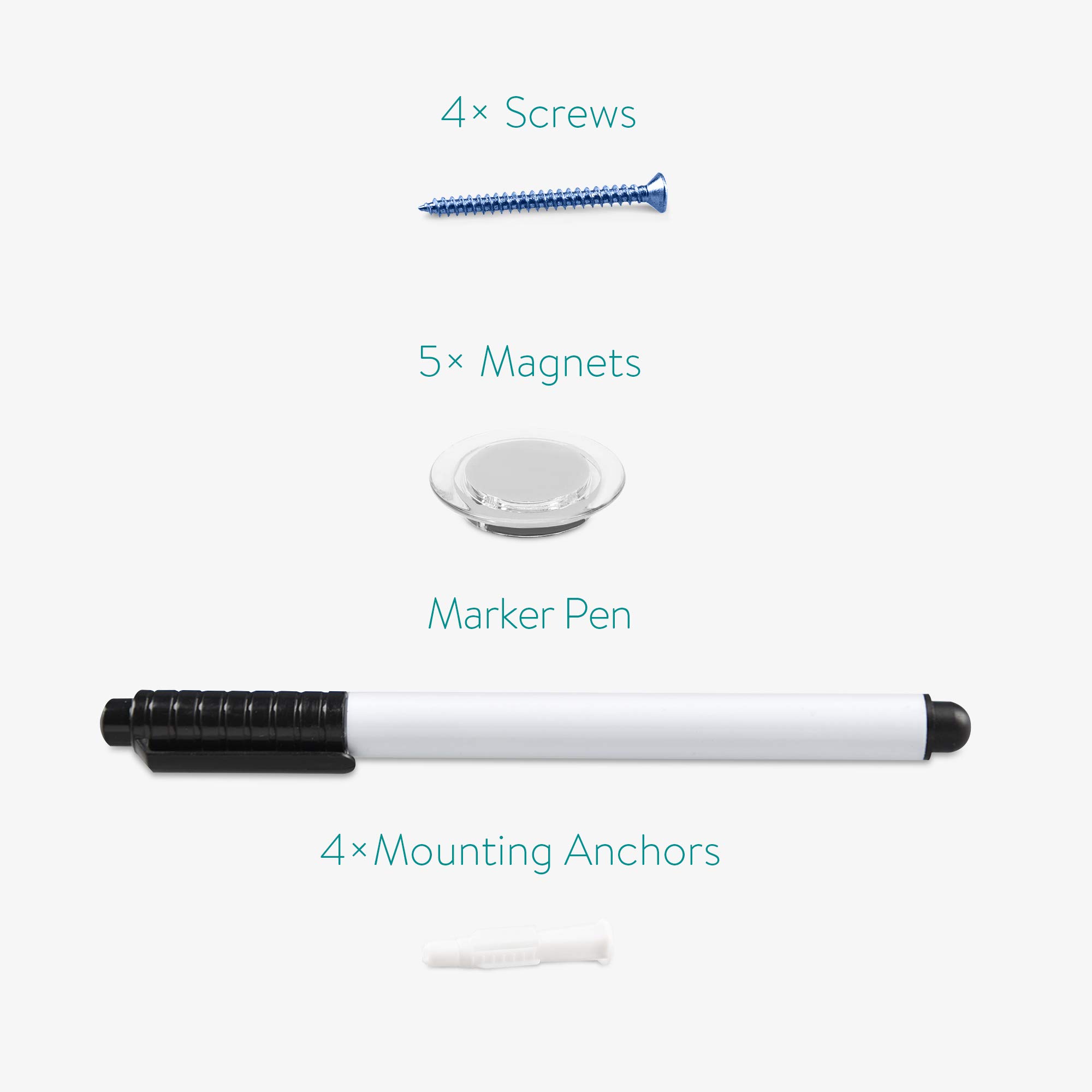 navaris-office-hobby-whiteboard-magnetisch-61x88-9cm-glas image 8