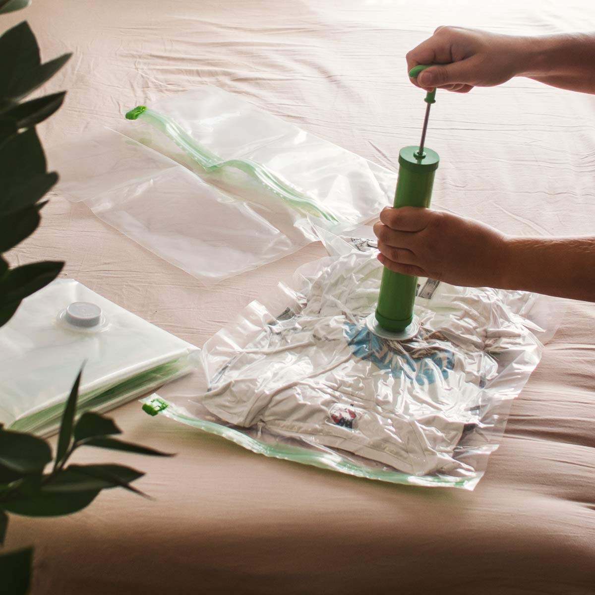 navaris-travel-vakuumbeutel-10er-set-ohne-pumpe-transparent image 2