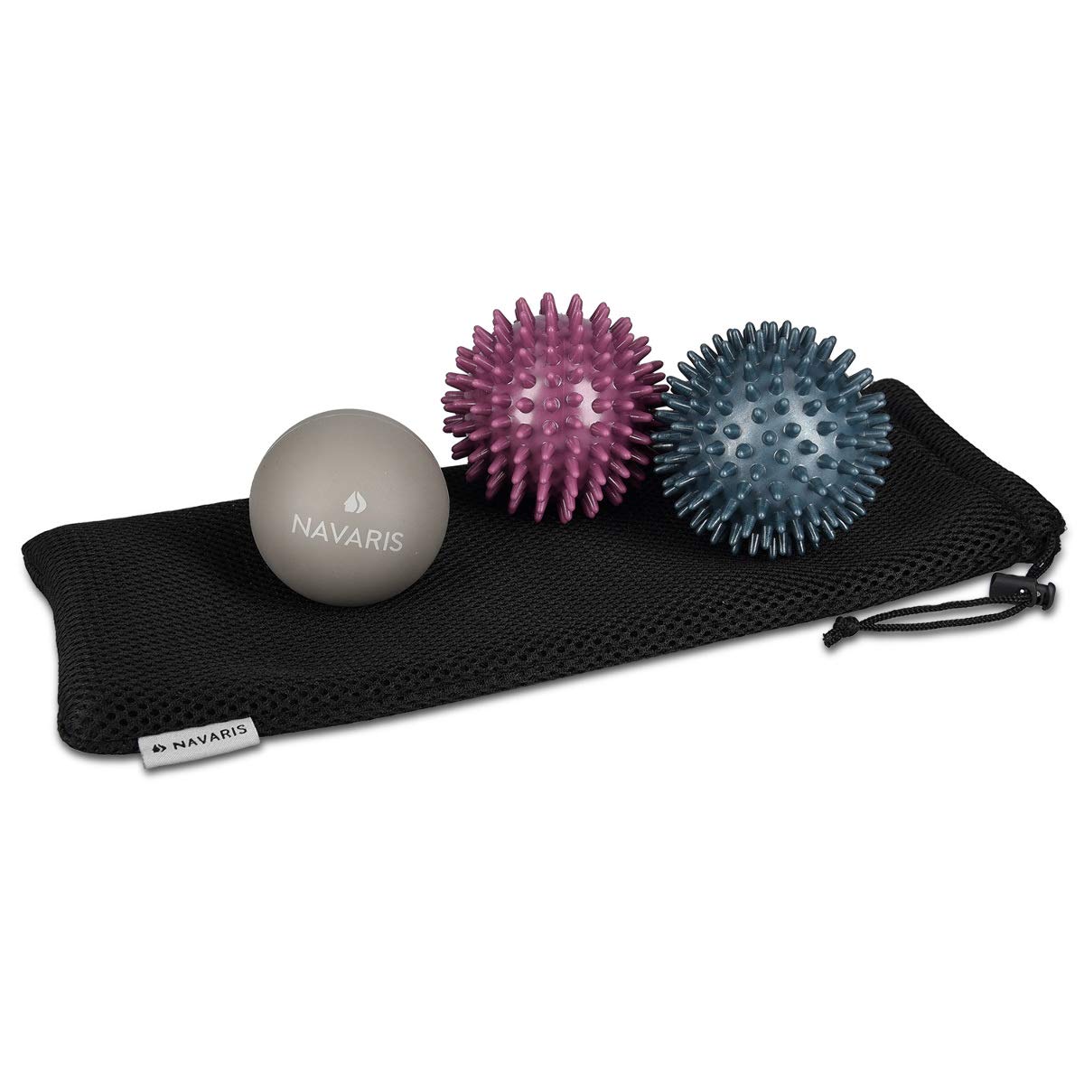 navaris-sport-massageball-set-3tlg-igelball-noppenball-lacrosse-ball image 5