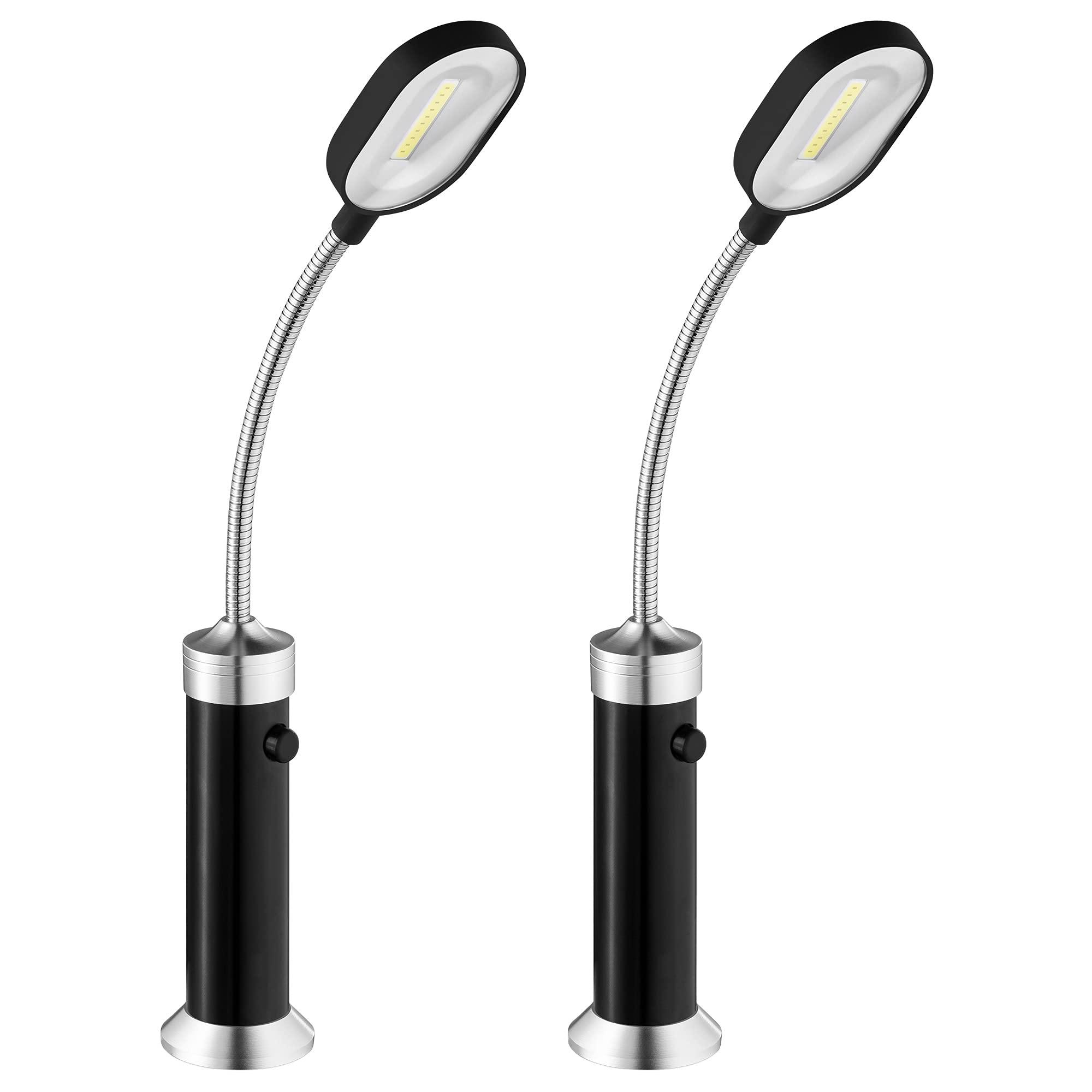 navaris-grilllampe-magnetisch-2er-set-cob-led-360-schwenkbar image 1