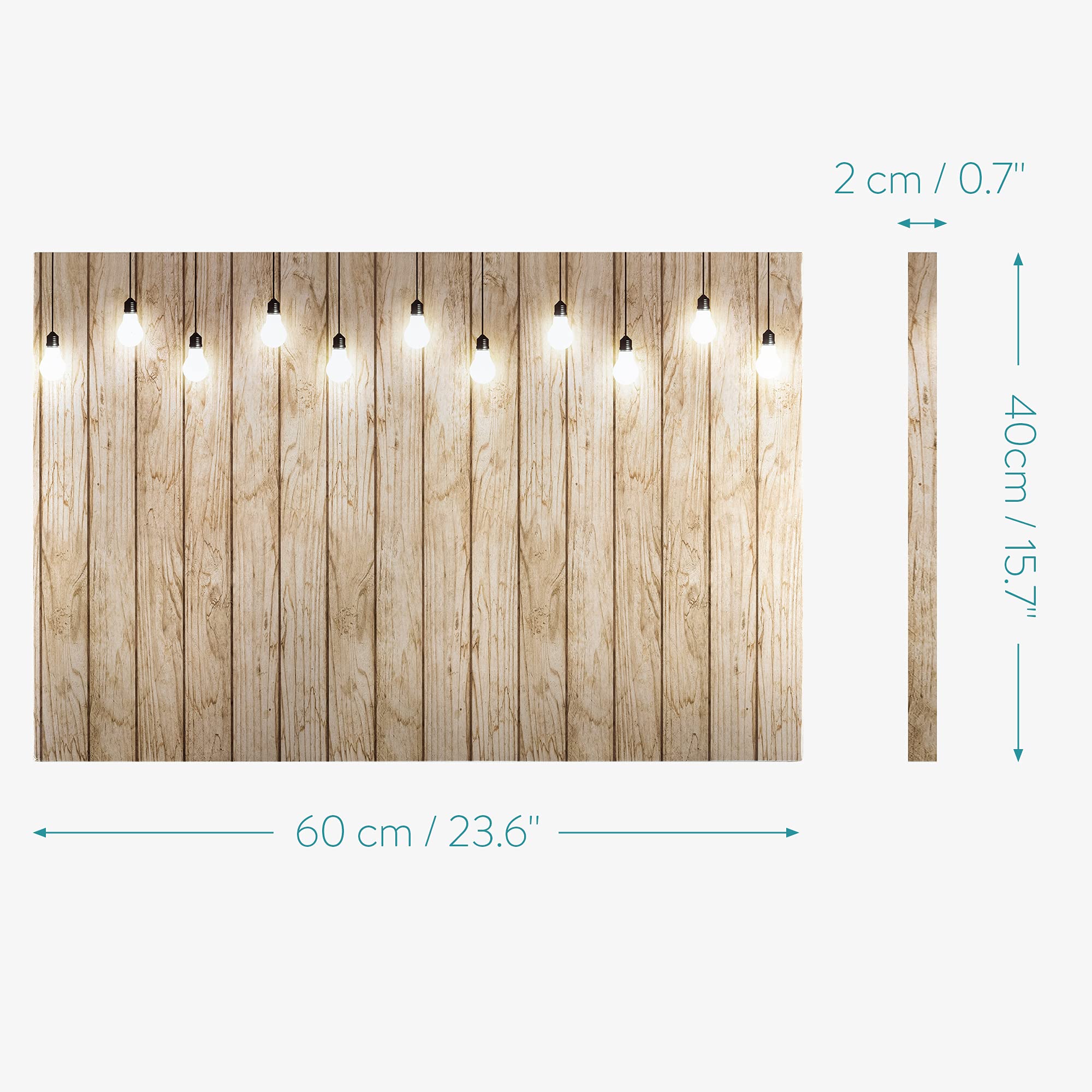 navaris-magnettafel-memoboard-60x40-magnetpinnwand-holzbalken image 4
