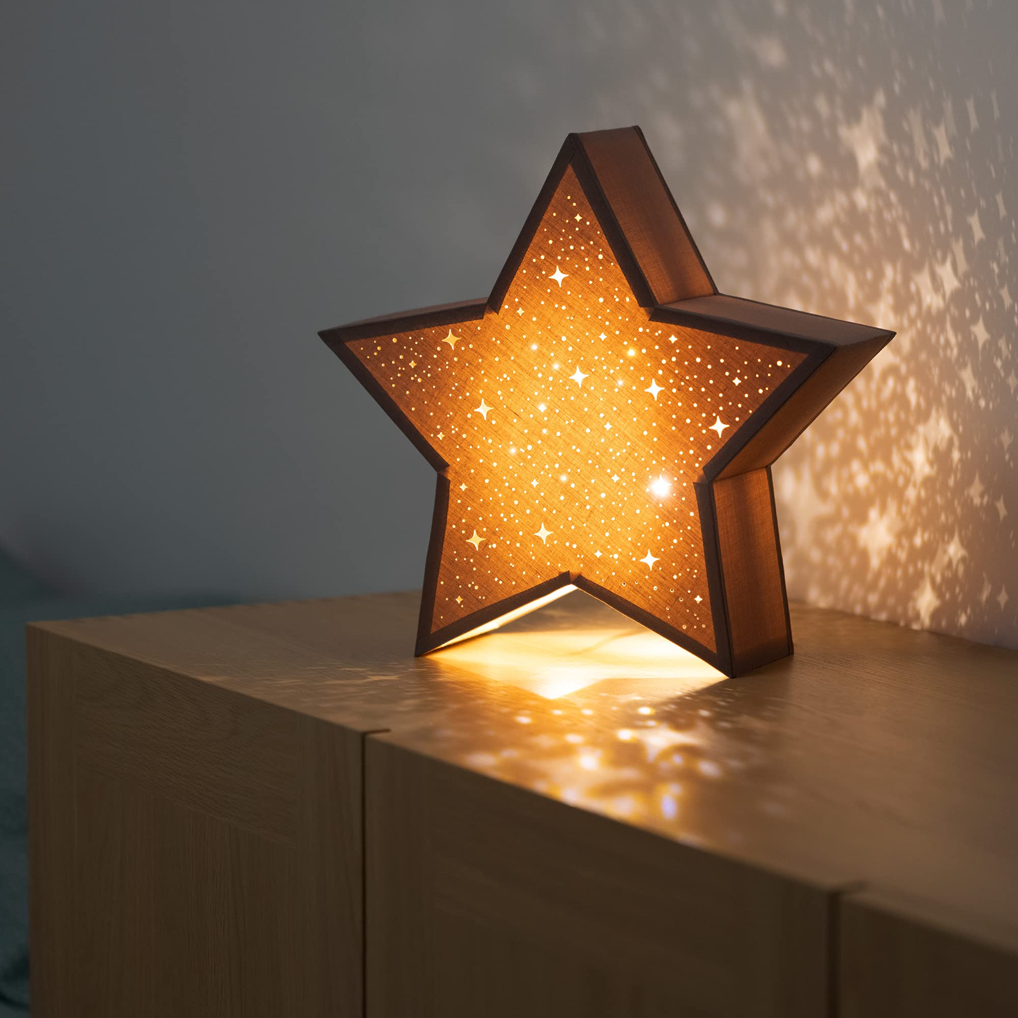 navaris-lighting-led-leuchtstern-warmwei-taupe-31-cm image 8