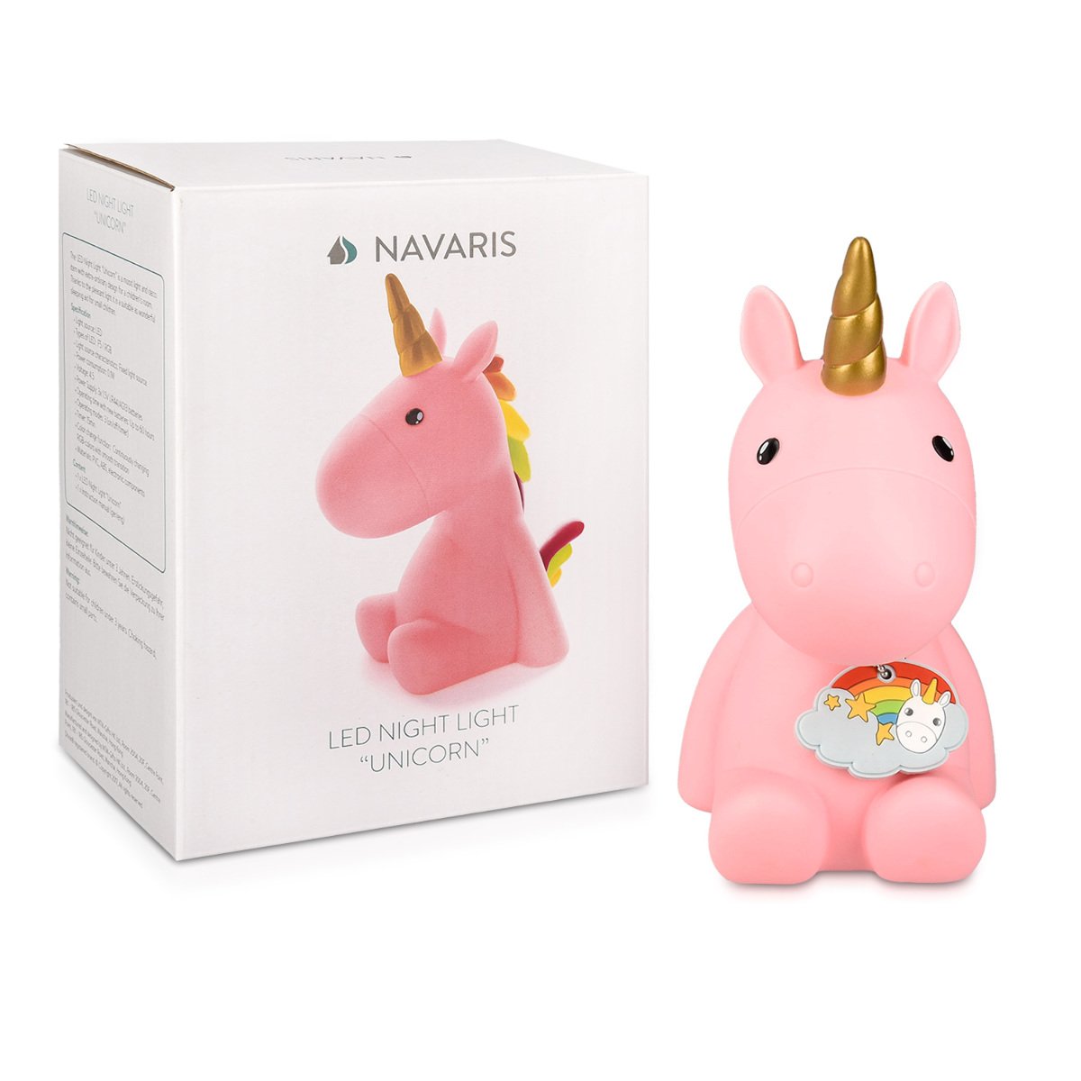 navaris-lighting-led-nachtlicht-einhorn-rosa-rgb-kinderlampe image 7