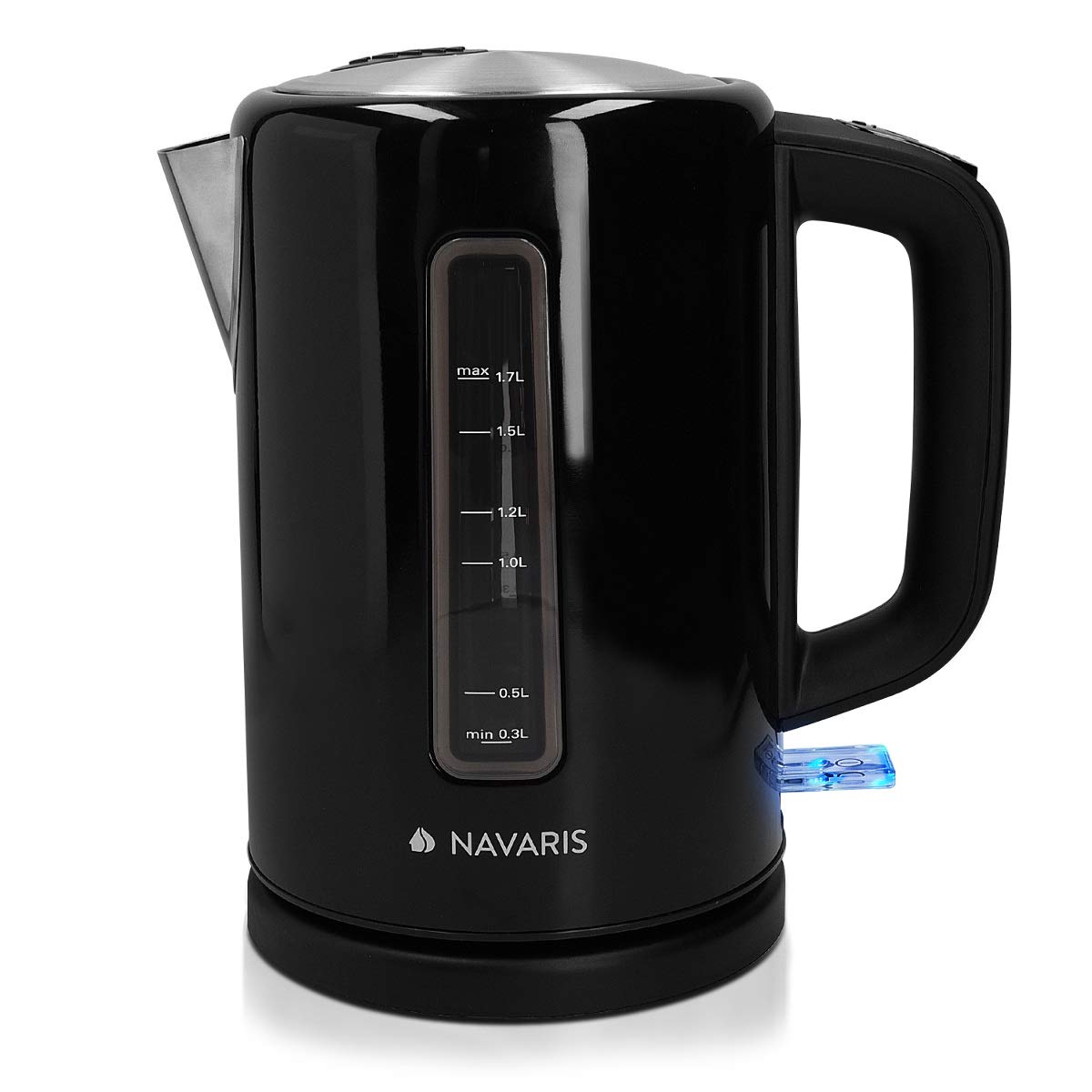 navaris-kitchen-edelstahl-wasserkocher-1-7-l-schwarz-2200-watt image 8