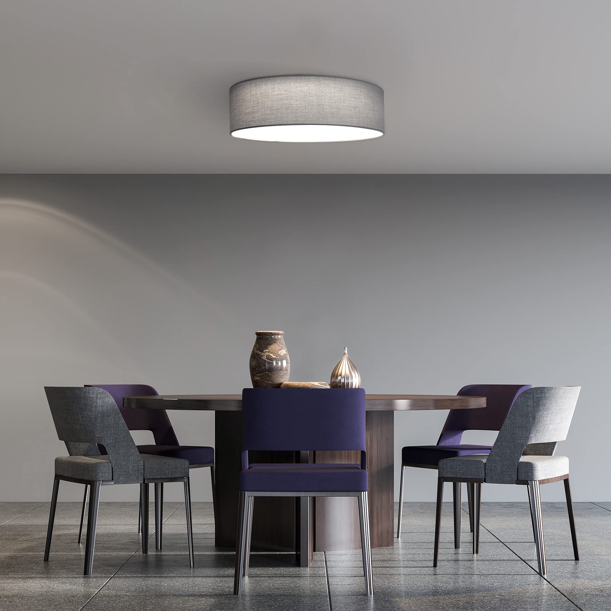 navaris-lighting-led-deckenleuchte-40cm-stoff-hellgrau-warmwei image 5