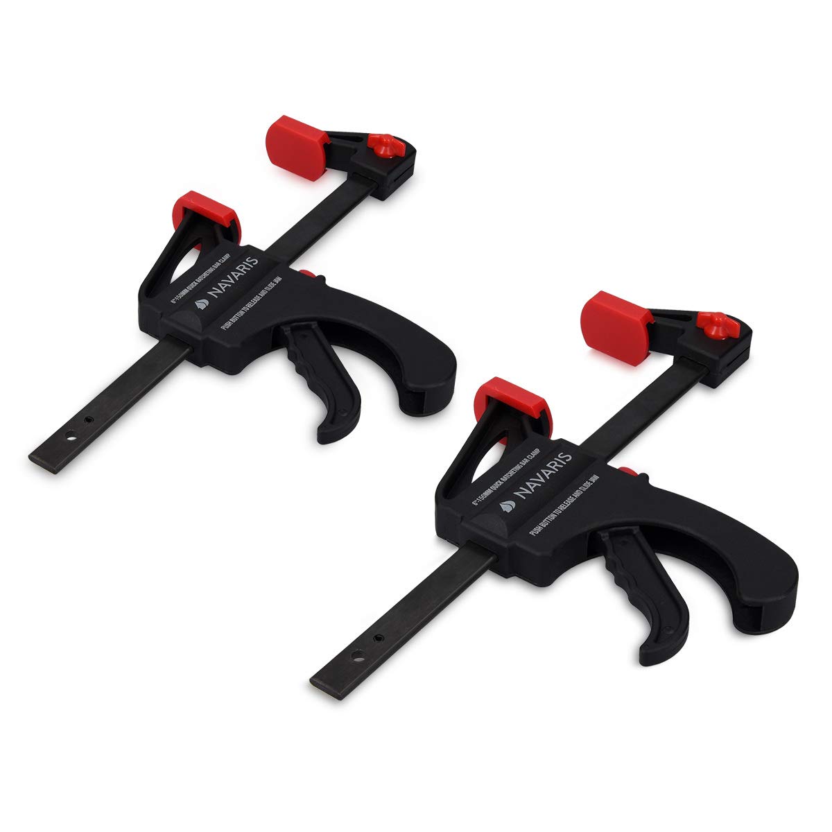 navaris-hardware-einhandzwingen-set-2x-15cm-60kg-schraubzwinge image 5
