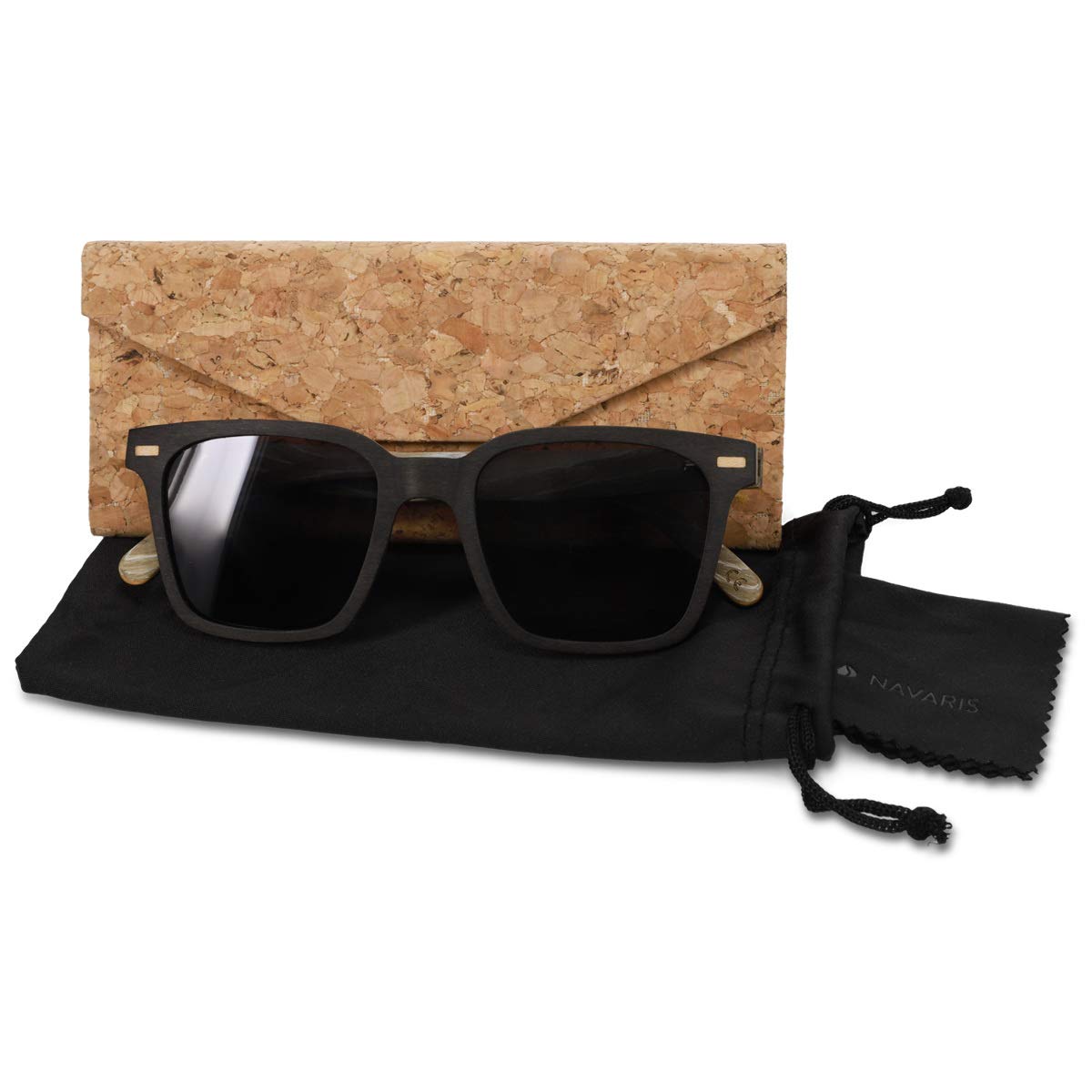 navaris-beauty-holzsonnenbrille-polarisiert-uv-schutz-unisex image 4