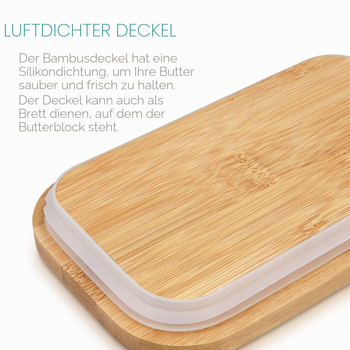 navaris-butterdose-keramik-wei-mit-bambusdeckel-16x10cm image 3