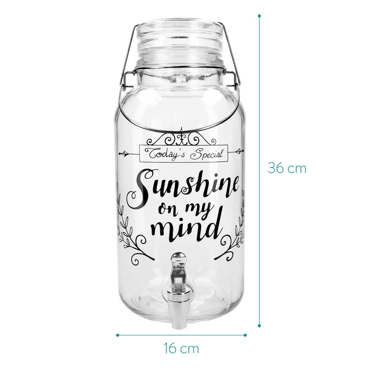 navaris-kitchen-getr-nkespender-5-5-liter-glas-mit-zapfhahn image 6