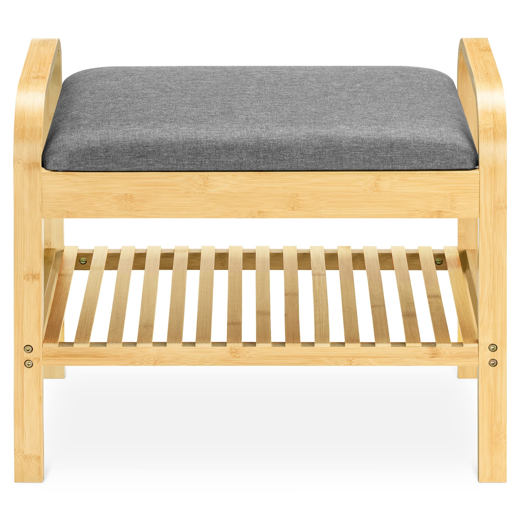 navaris-living-schuhregal-sitzbank-bambus-60x50x33cm-grau image 5