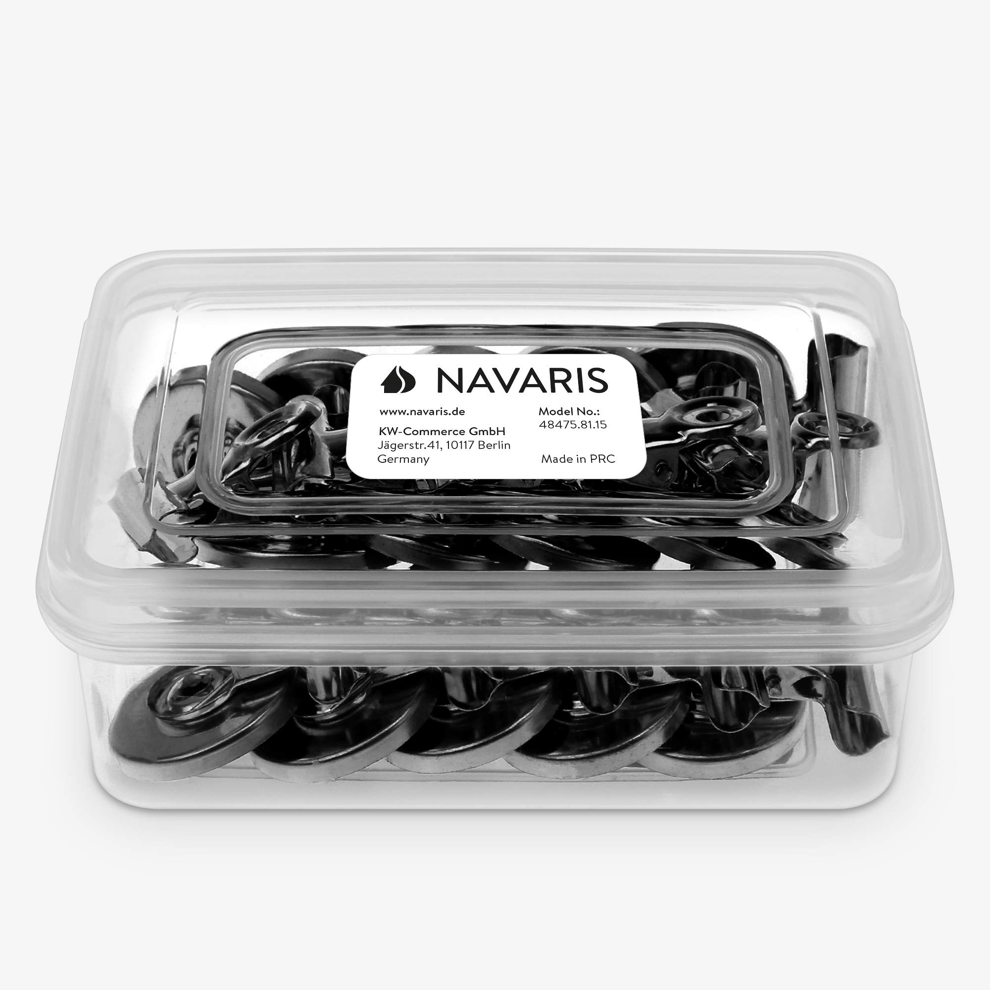 navaris-magnetclips-set-schwarz-15-st-ck-k-hlschrankmagnete image 6
