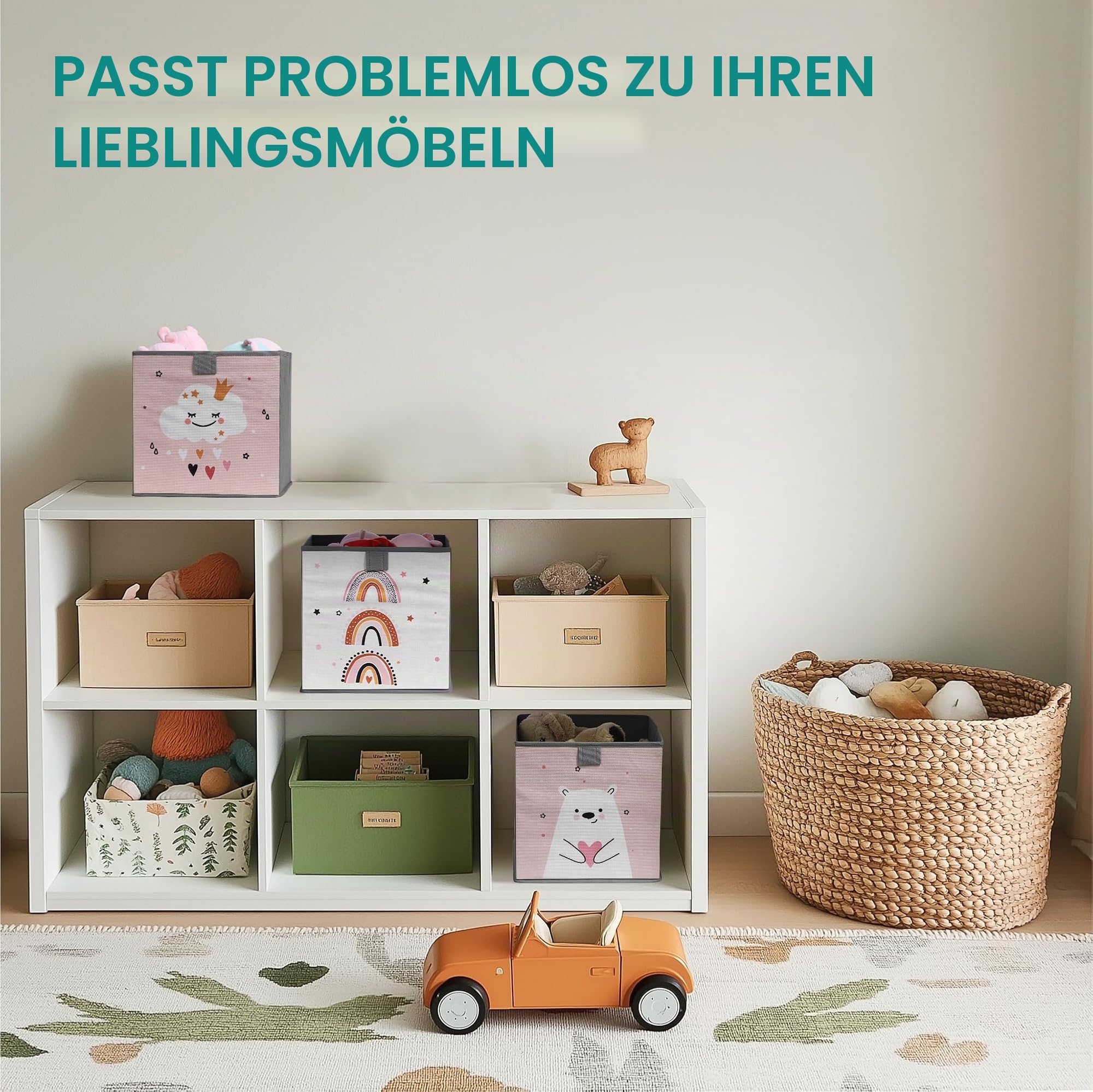 navaris-children-aufbewahrungsbox-28cm-3er-set-tier-motiv-faltbar image 6