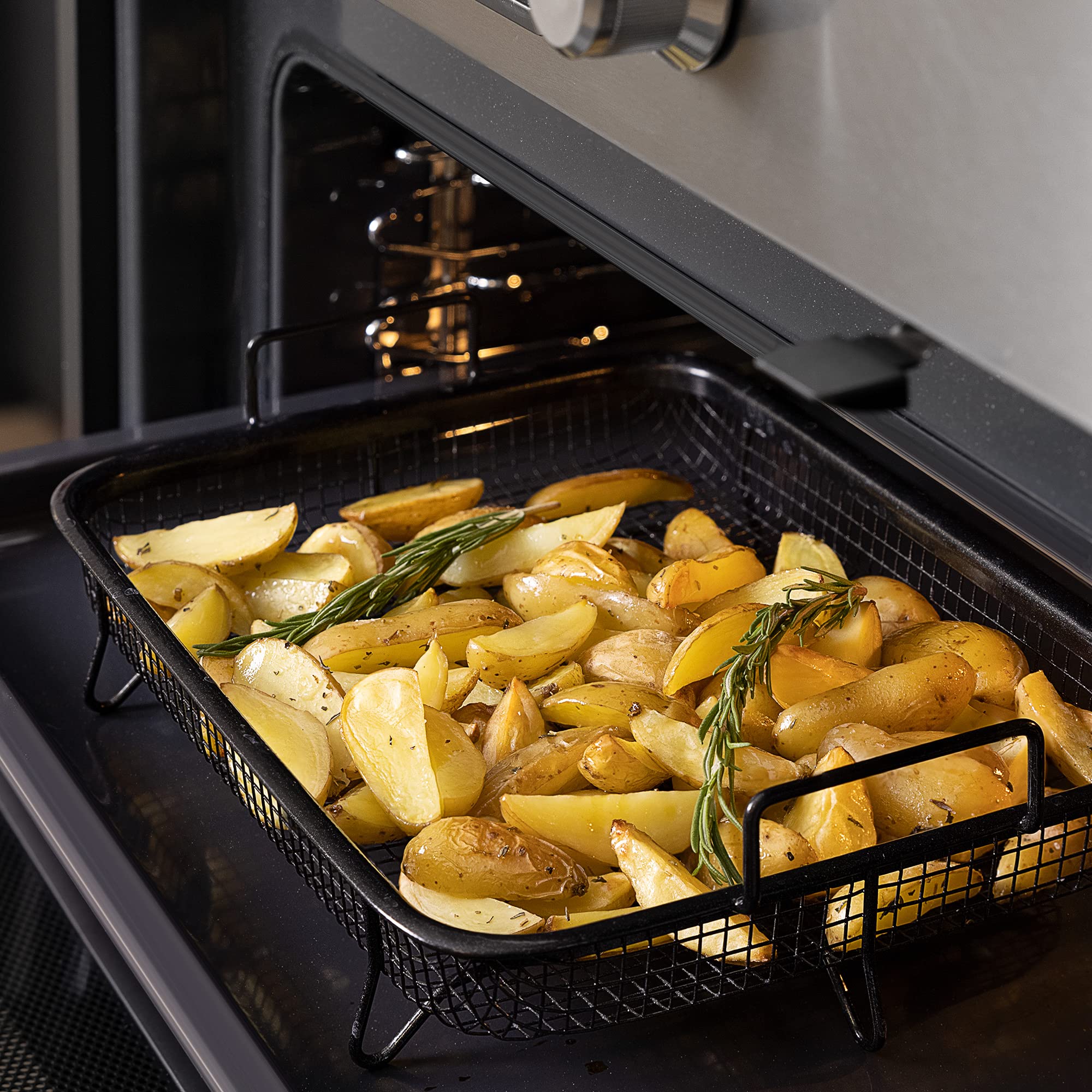 navaris-kitchen-grillkorb-edelstahl-32x22-5-cm-antihaft-pommes image 3