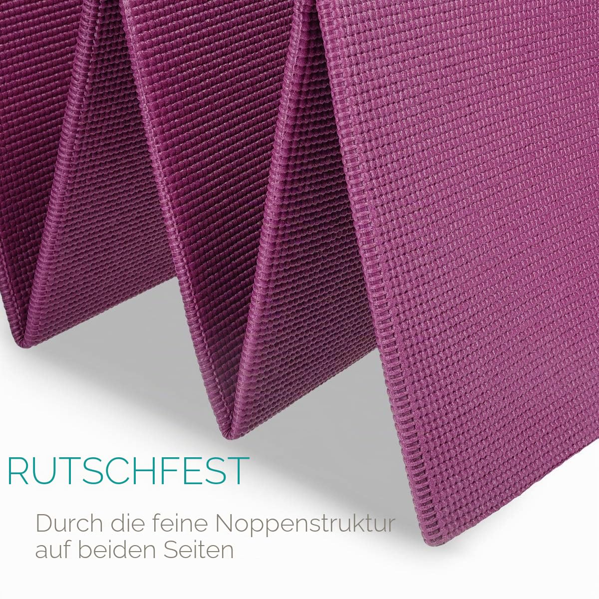 navaris-yogamatte-faltbar-fitnessmatte-173x61cm-lila-4mm image 6