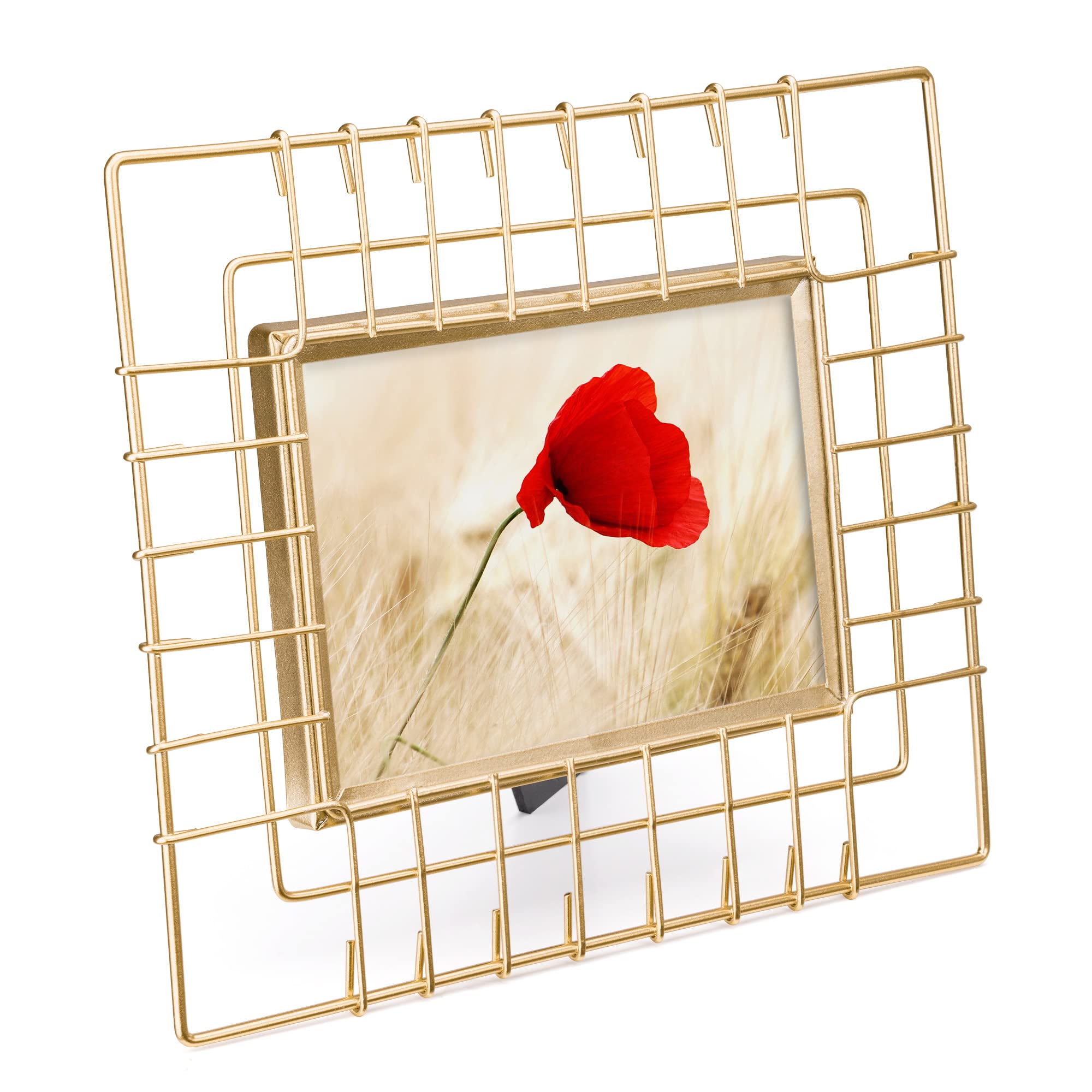 navaris-office-bilderrahmen-metall-23x18-cm-ros-gold-10x15 image 5