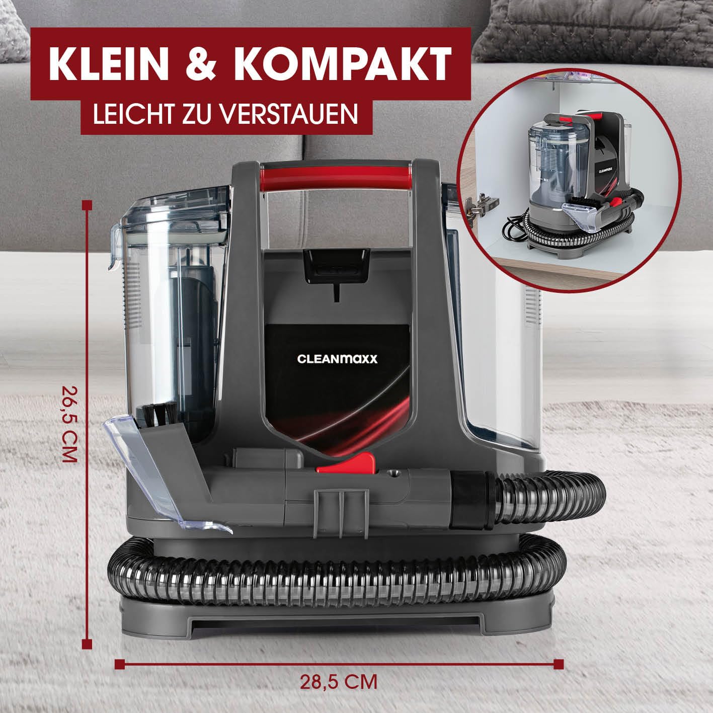 cleanmaxx-teppich-polsterreiniger-kompakt-plus-400w-f-r-sofa image 7
