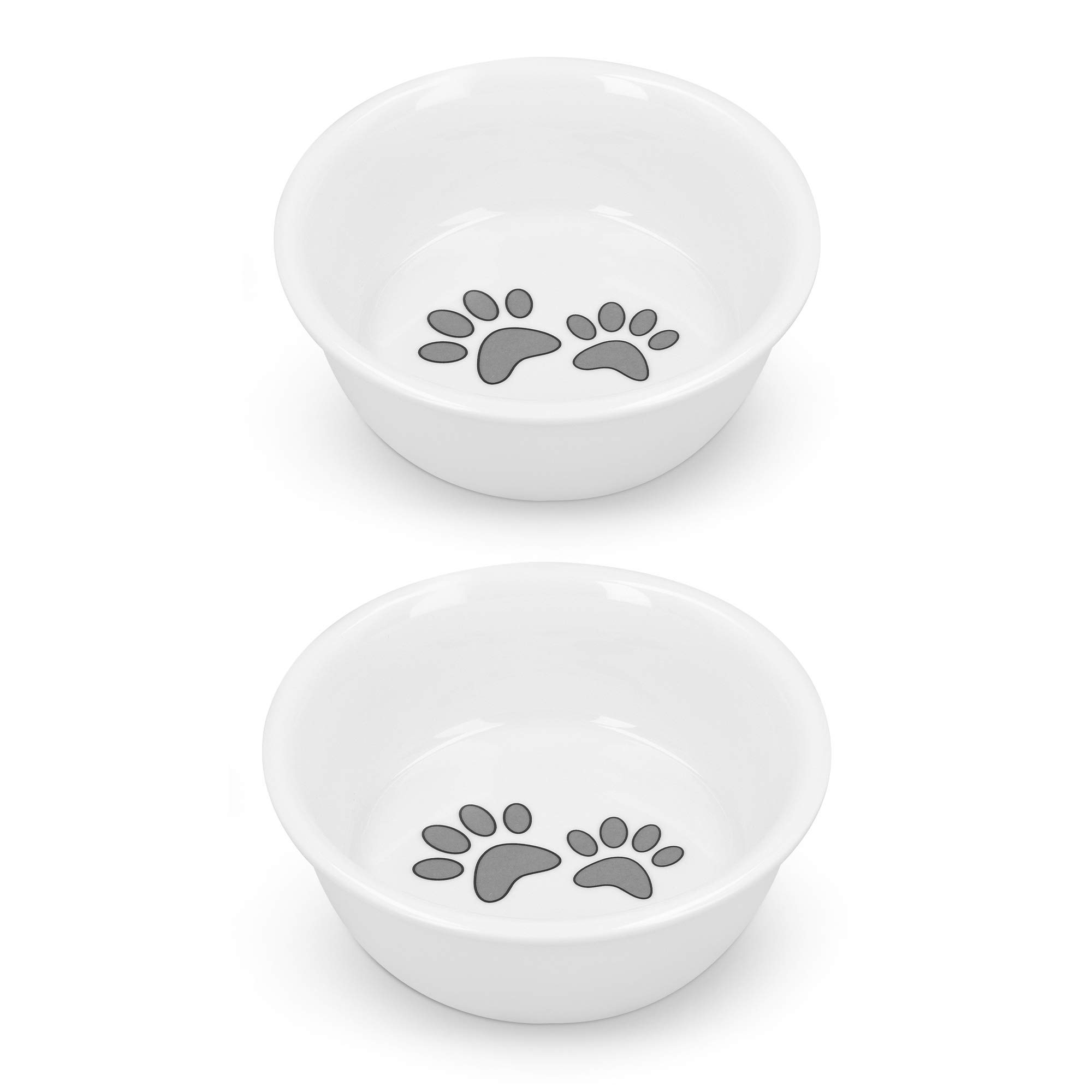navaris-animals-futternapf-keramik-2er-set-pfoten-katzen-print image 5