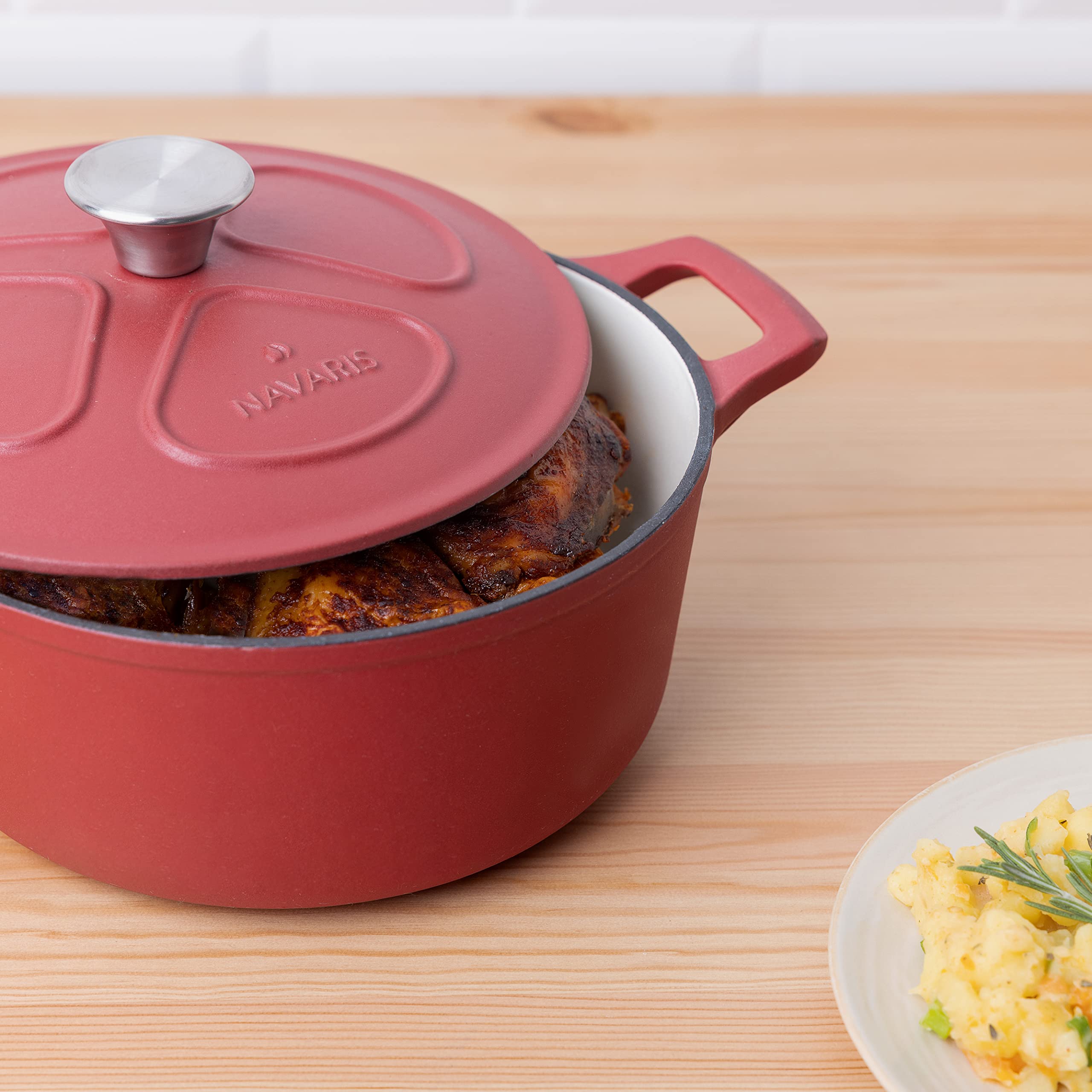 navaris-kitchen-gusseisentopf-br-ter-3-5l-24-cm-emailliert-5 image 6
