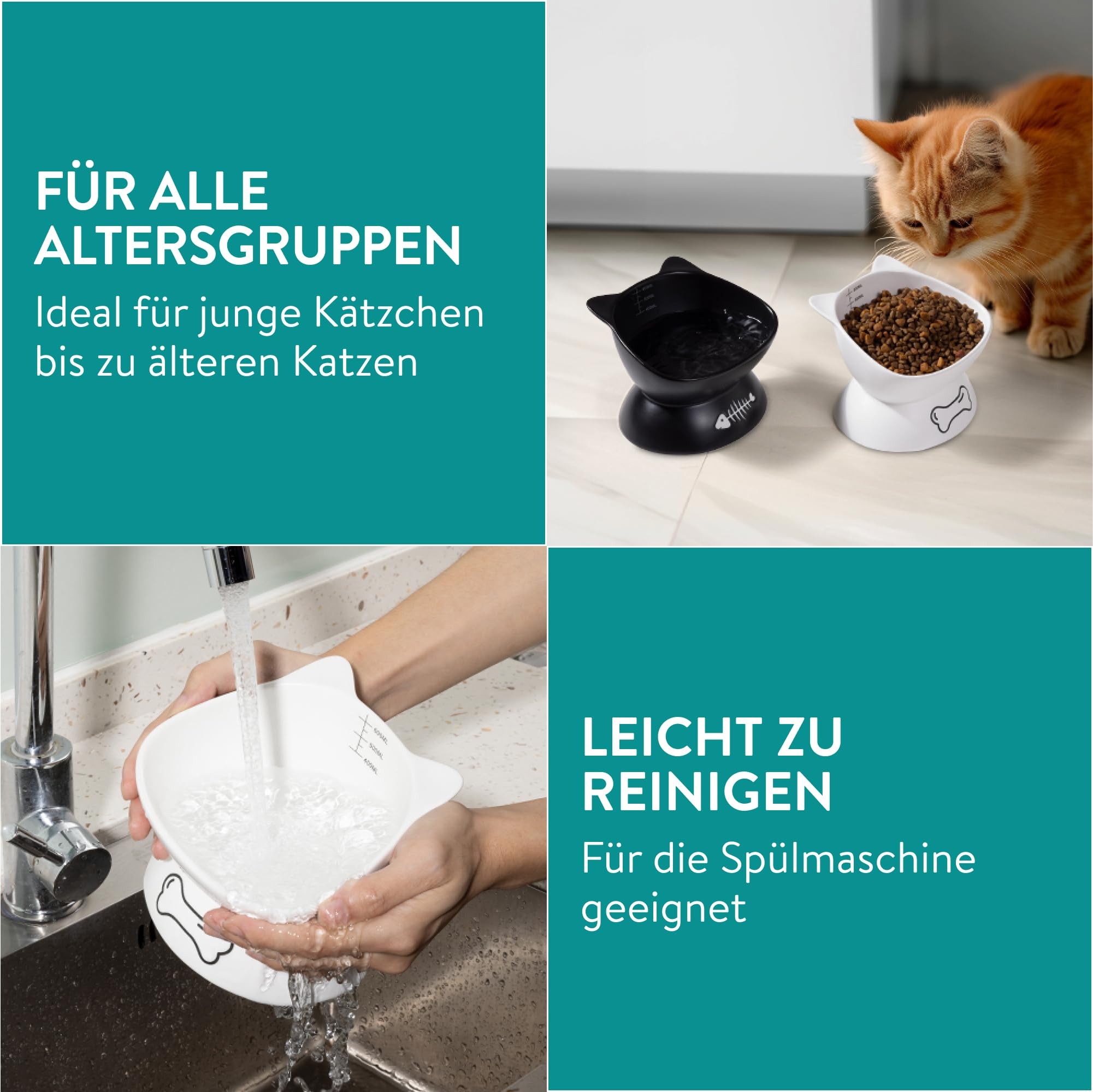 navaris-animals-katzennapf-keramik-erh-ht-2x-400-ml image 6