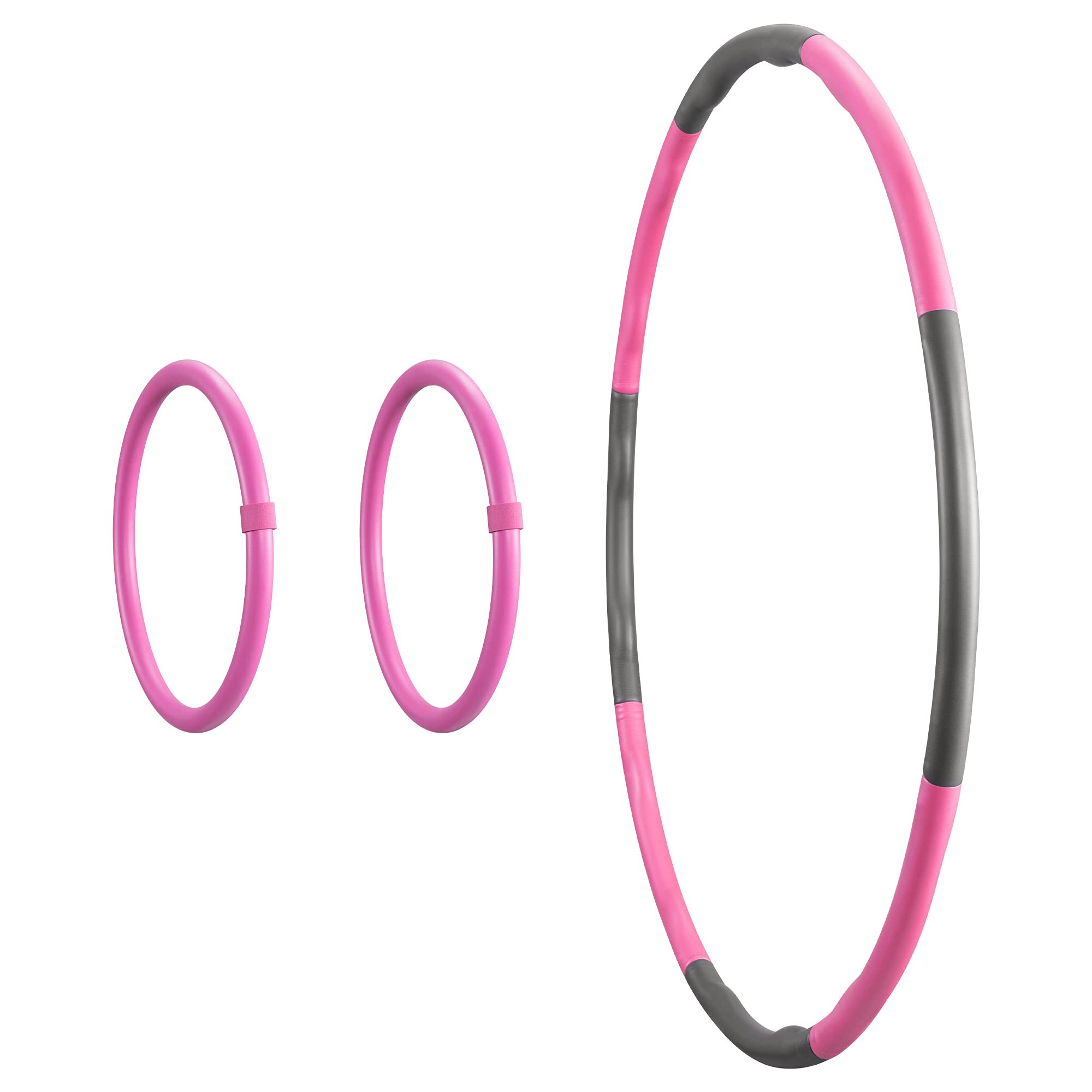 navaris-hula-hoop-set-8-teilig-fitnessreifen-95-cm-arm-hoops image 7