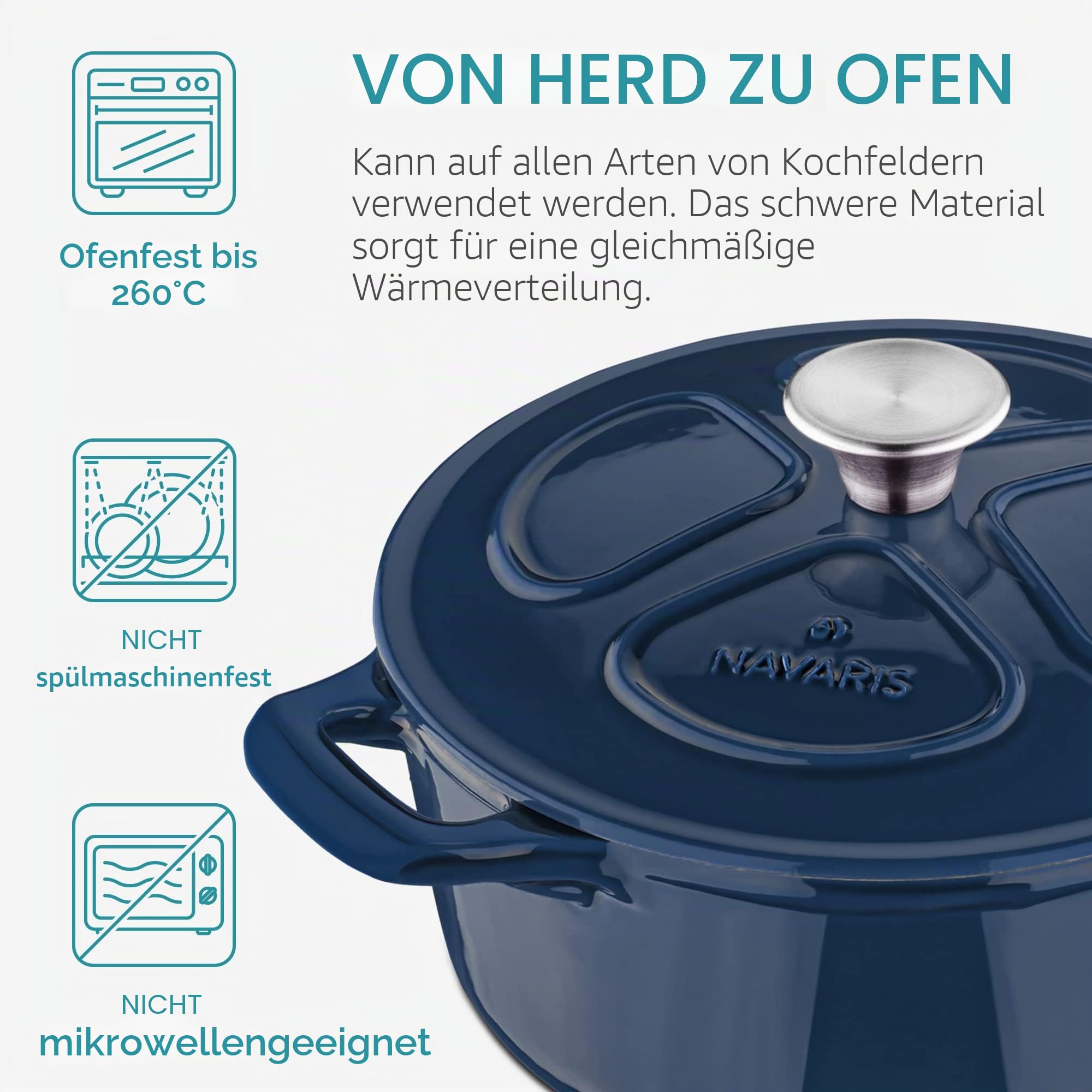 navaris-kitchen-gusseisen-topf-3-5l-24cm-dunkelblau-emaille image 3