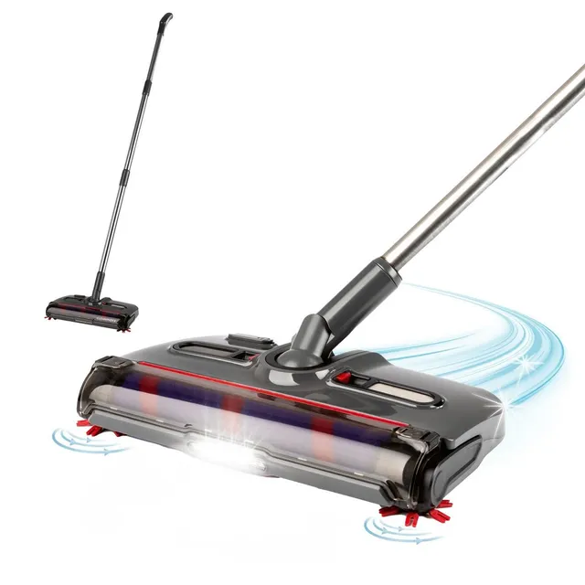 cleanmaxx-akkubesen-elektrobesen-mit-led-f-r-tierhaare-60-min image 1