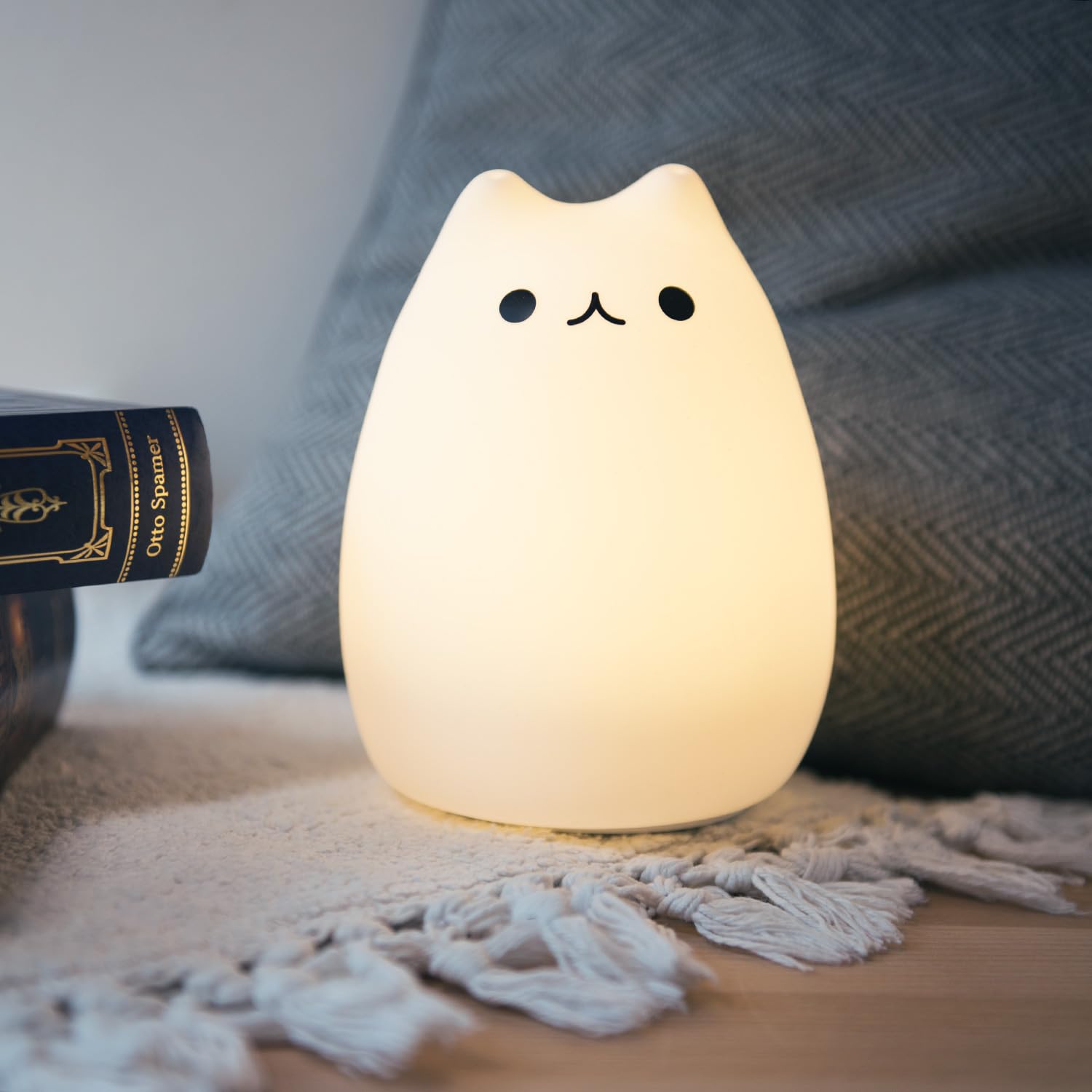 navaris-lighting-led-nachtlicht-katze-rgb-mit-fernbedienung image 2