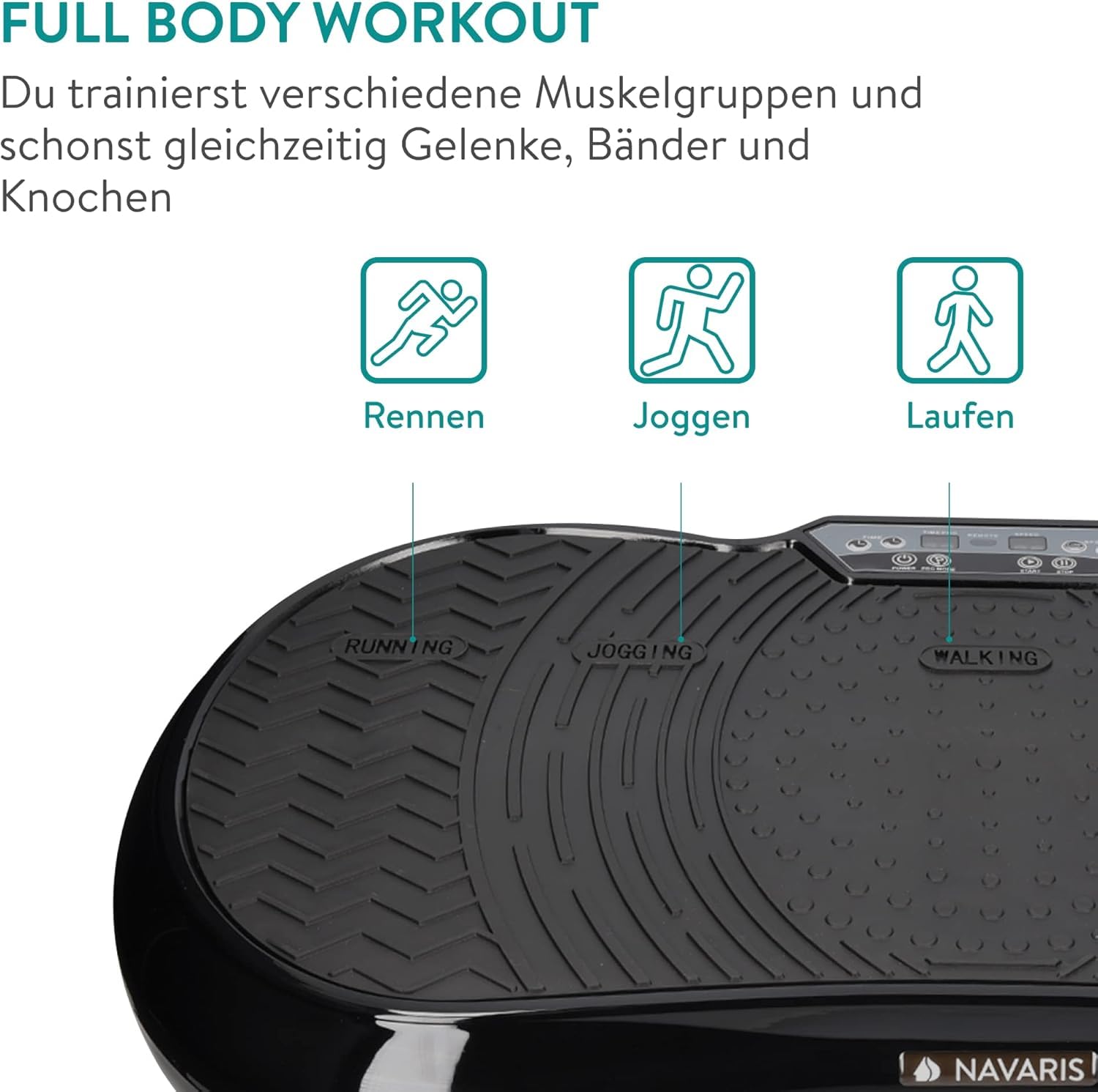 navaris-vibrationsplatte-r-ttelplatte-fitness-mit-b-ndern-200w image 3
