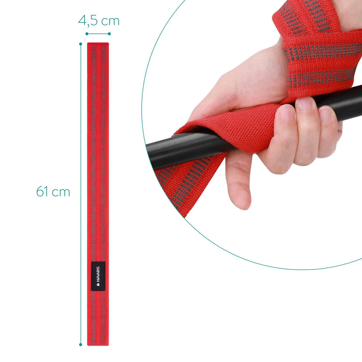 navaris-zughilfen-neopren-61cm-straps-mit-tasche image 4