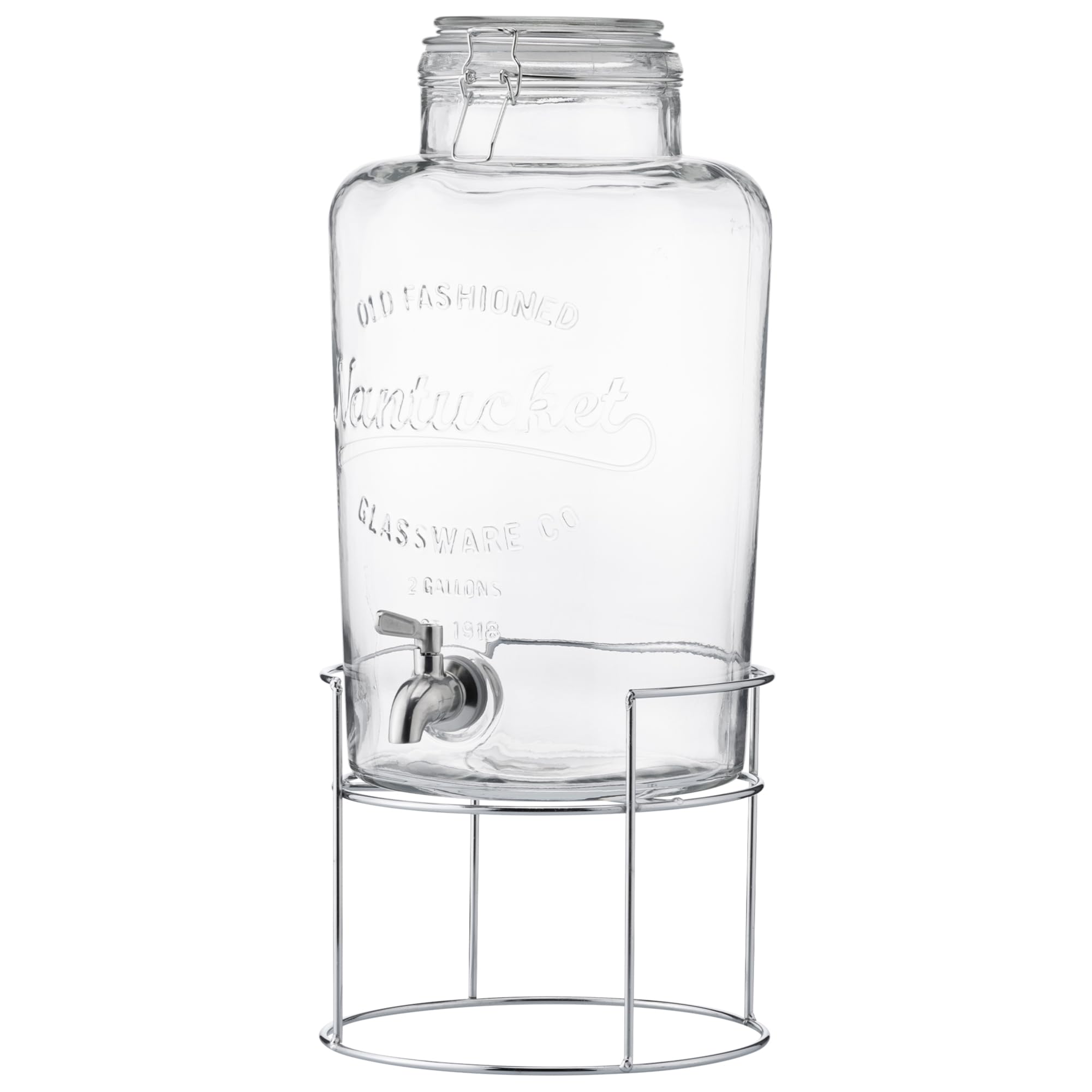 navaris-kitchen-getr-nkespender-glas-8-liter-metallst-nder image 8