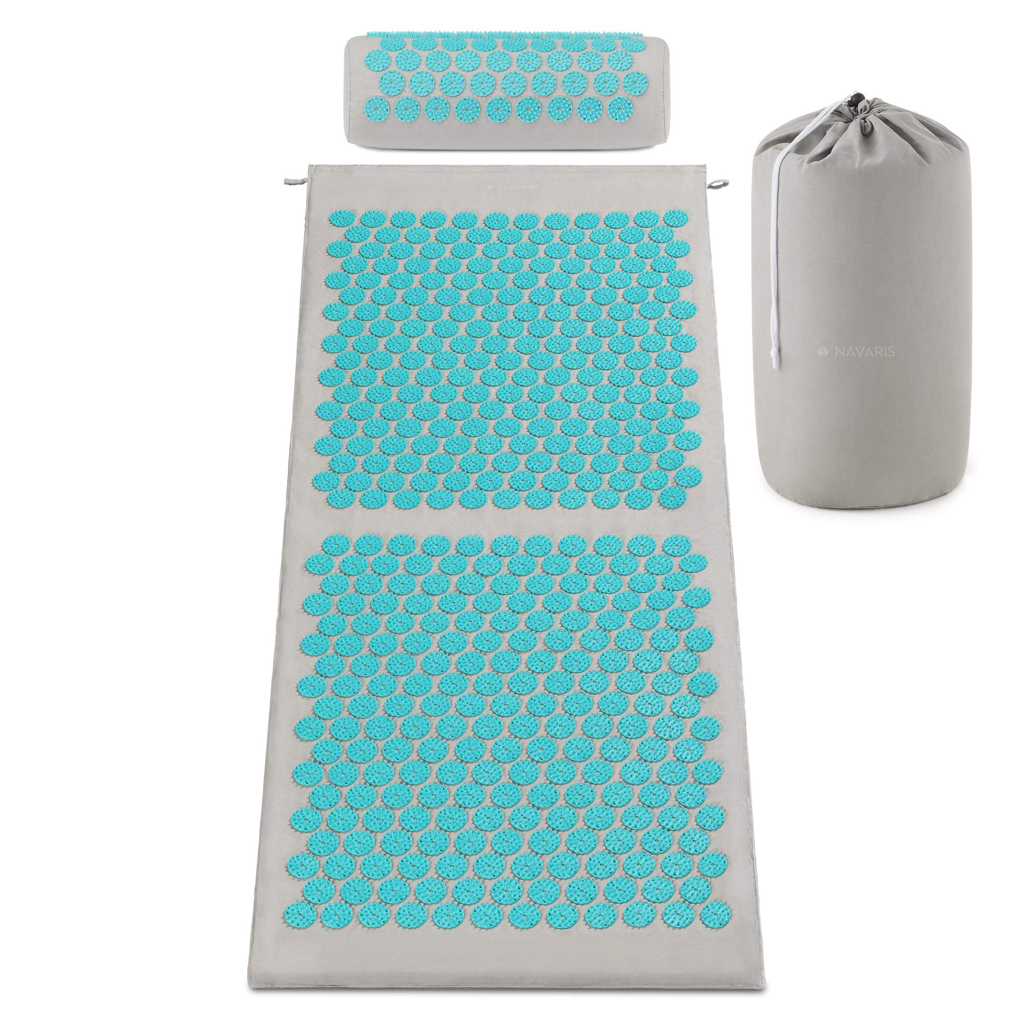 navaris-sport-wellness-akupressur-set-matte-kissen-hellgrau image 8