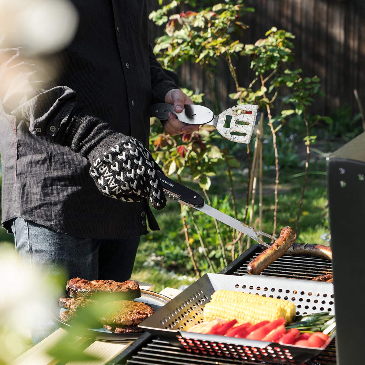 navaris-kitchen-5in1-bbq-grillbesteck-edelstahl-set image 2