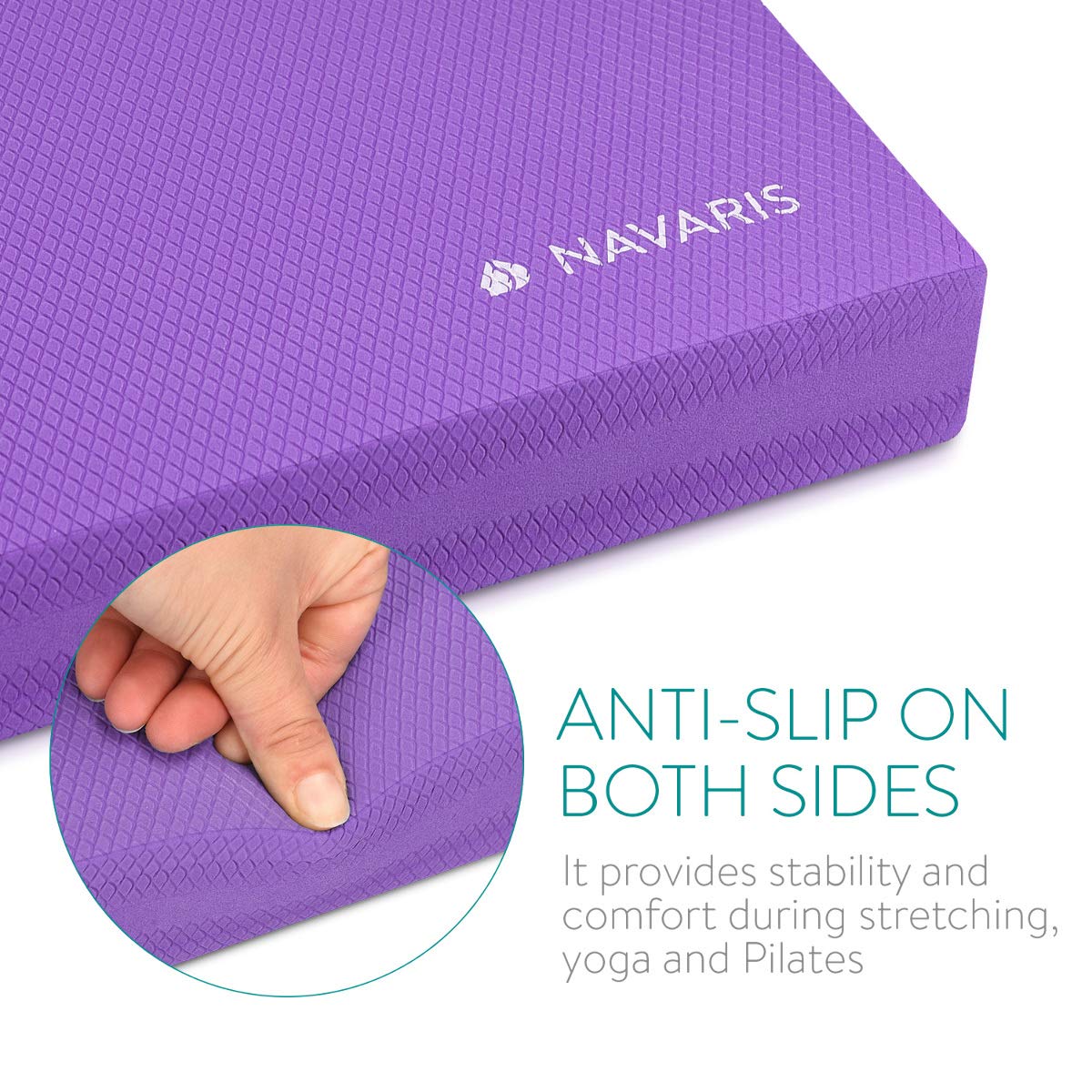 navaris-balance-pad-balancekissen-tpe-50x39x6-5-cm-violett-150-kg image 3