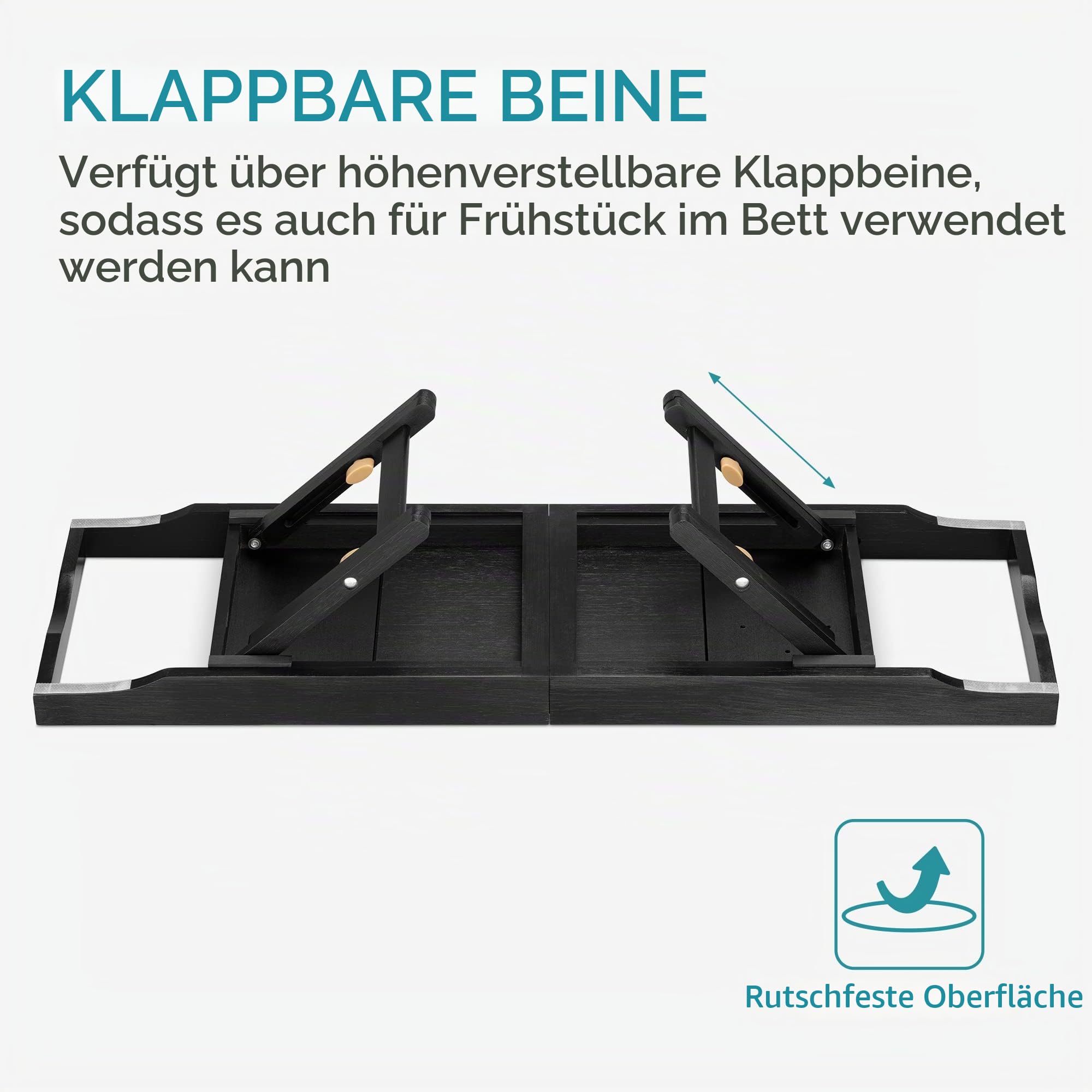 navaris-beauty-badewannenablage-bambus-schwarz-ausziehbar image 3