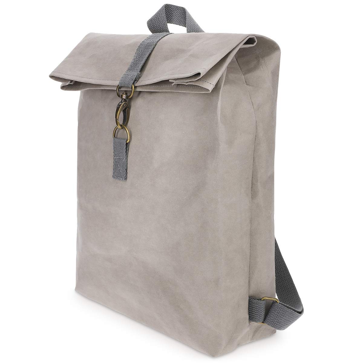 navaris-travel-rucksack-papier-10l-waschbar-kraftpapier image 6