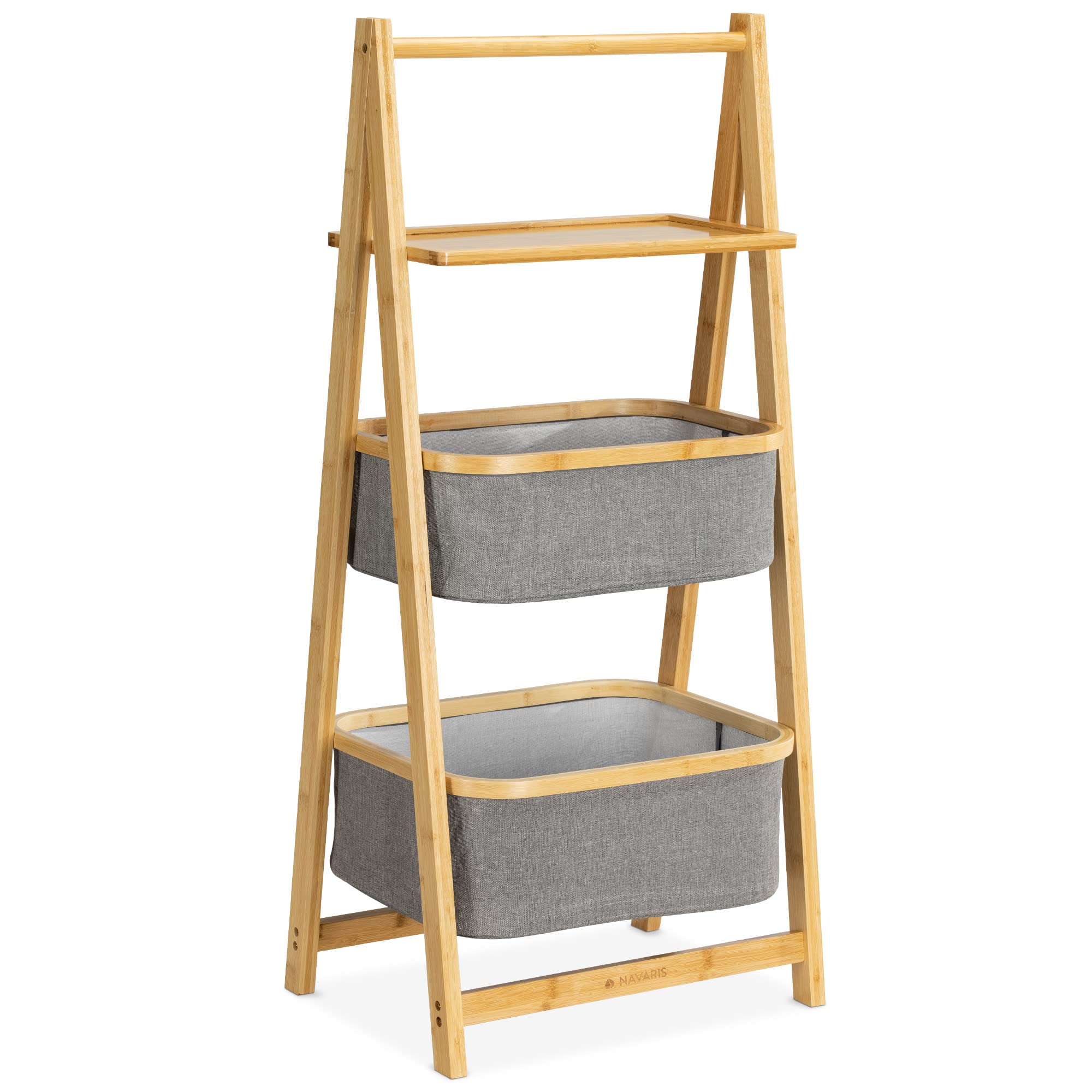 navaris-living-bambusregal-99x44x33-cm-mit-2-k-rben image 1