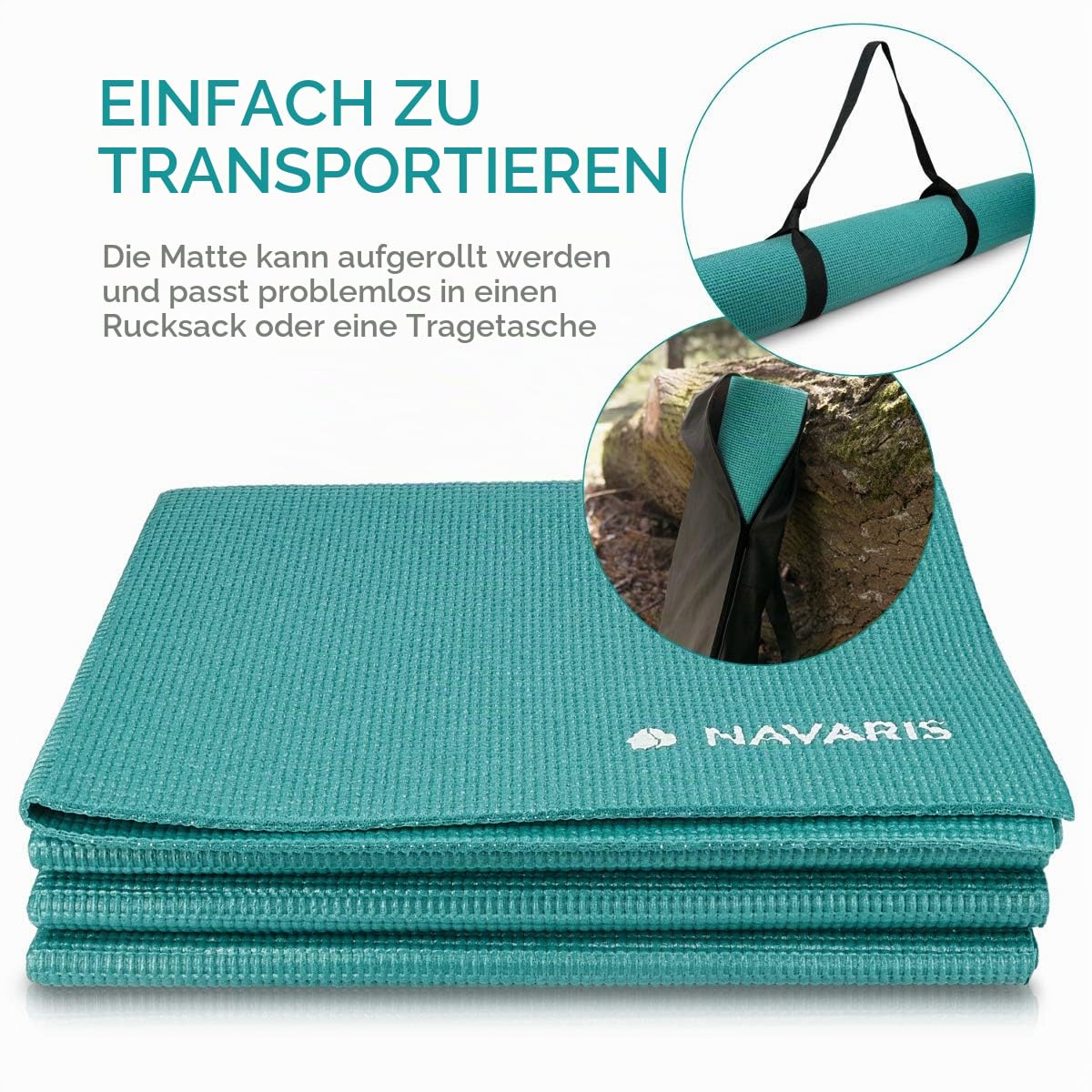 navaris-sport-yogamatte-faltbar-173x61cm-4mm-blau-rutschfest-reise image 3