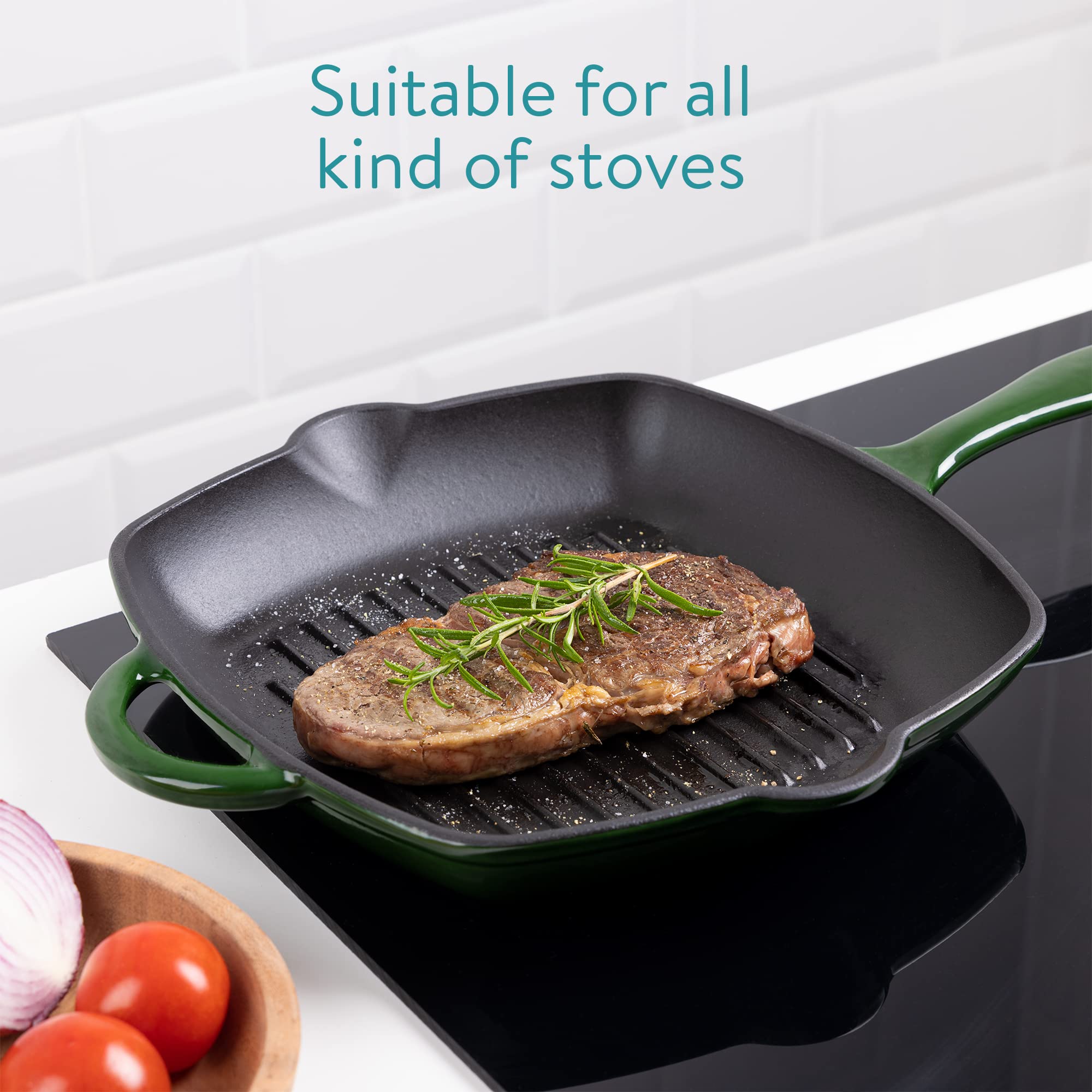 navaris-kitchen-grillpfanne-gusseisen-21-cm-emailliert image 2