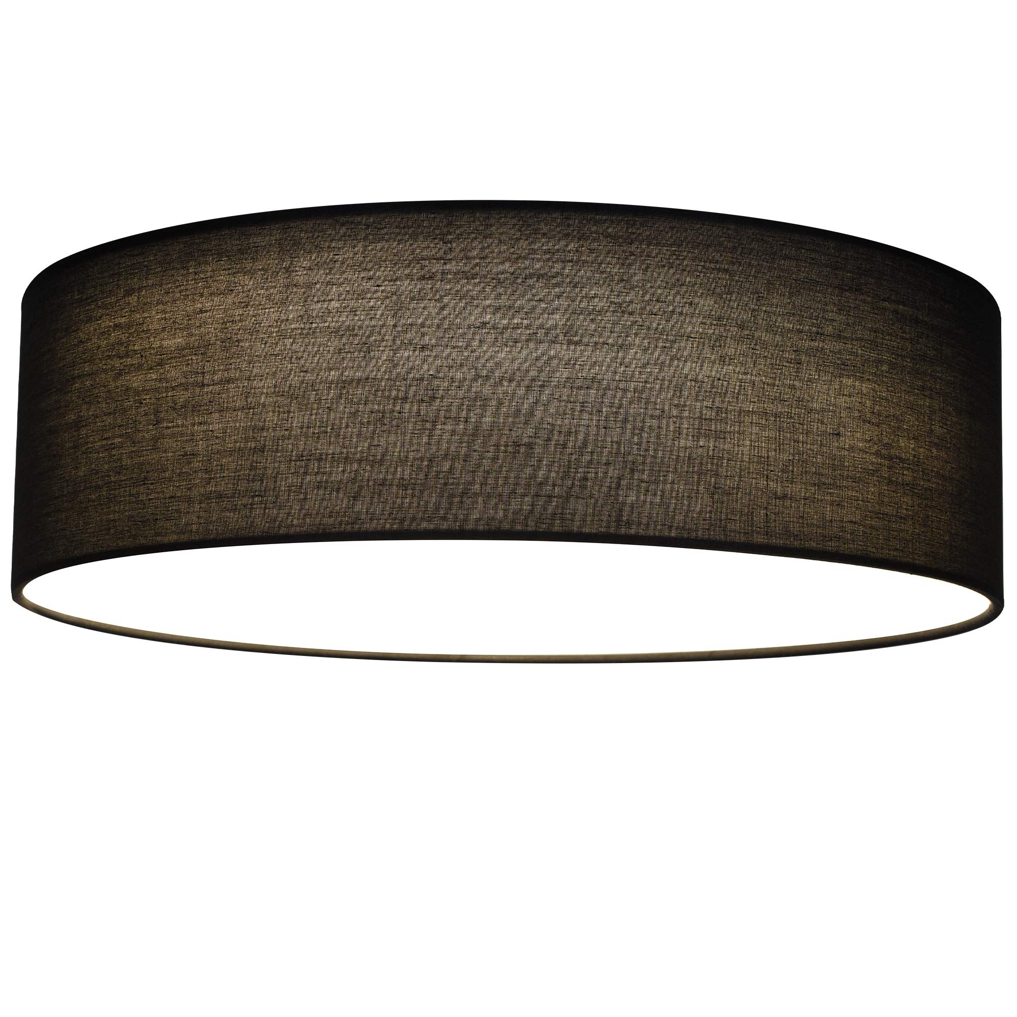 navaris-lighting-led-deckenleuchte-40cm-stoff-dunkelgrau-warmwei image 1