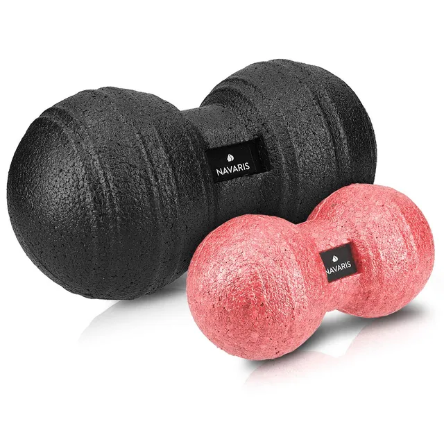 navaris-peanut-duo-massageball-2er-set-faszienball-2-gr-en image 1